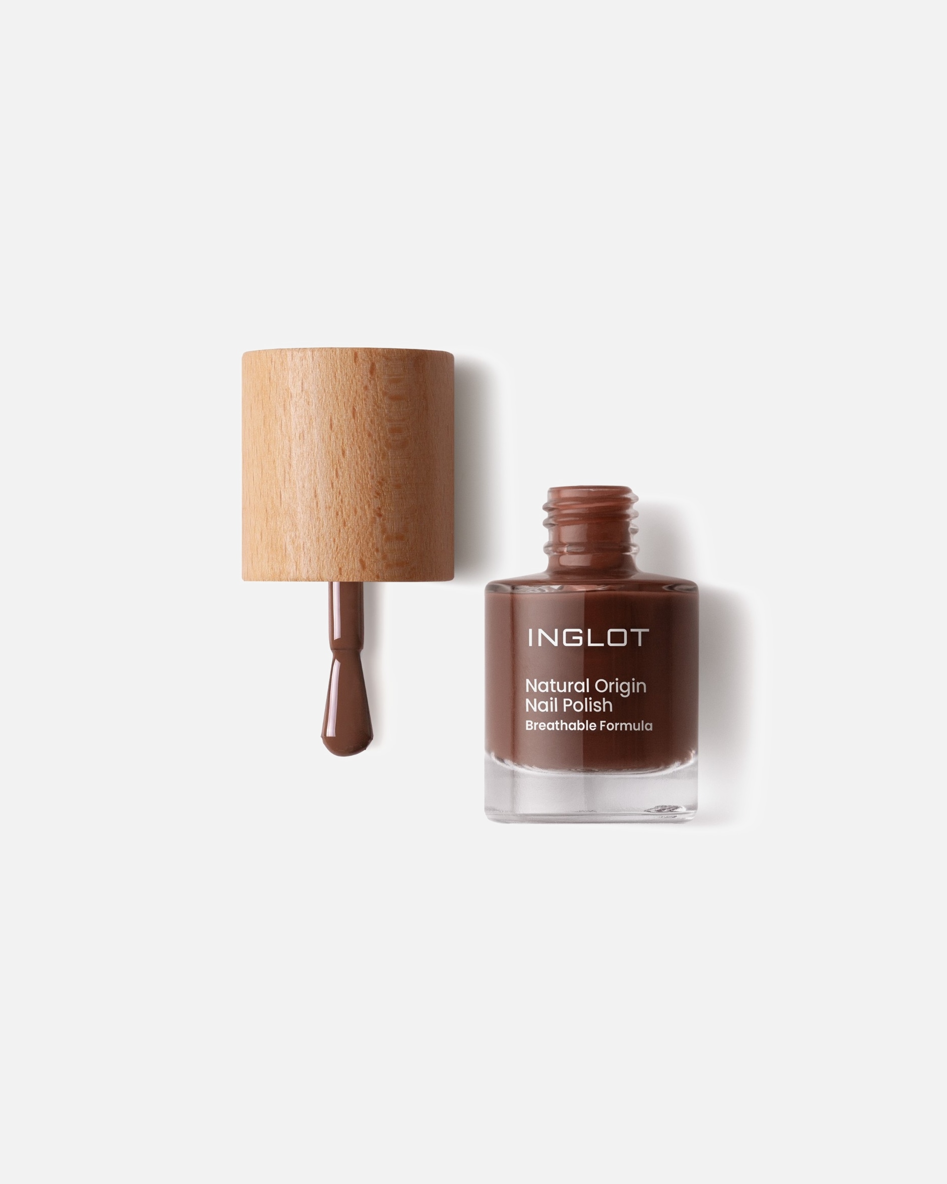 Lakier do paznokci dla Unisex Inglot Natural Origin TRUE EBONY 017