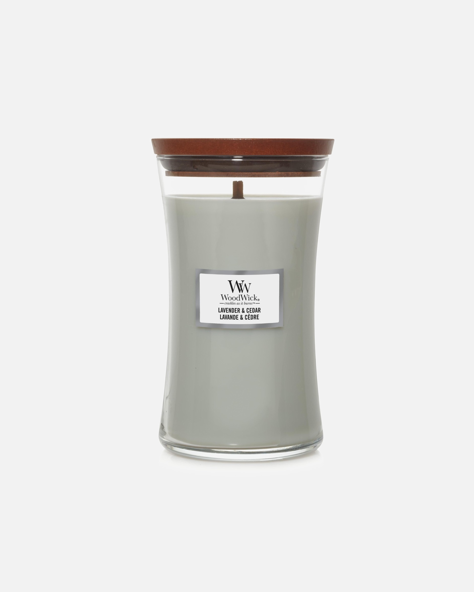 Świeca dla Unisex WoodWick Lavender & Cedar 610 g