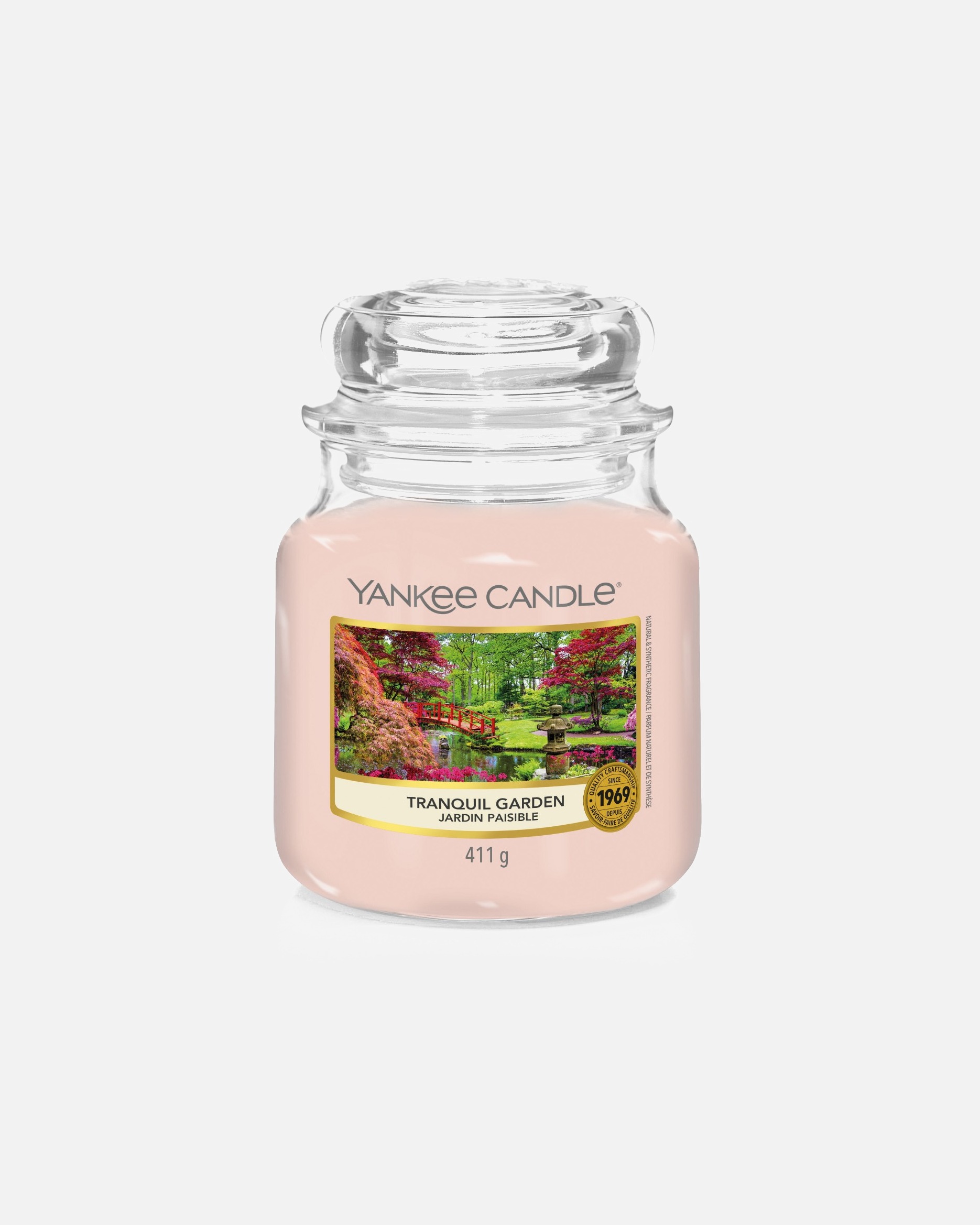 Świeca dla Unisex YANKEE CANDLE Jar Tranquil Garden Słoik średni