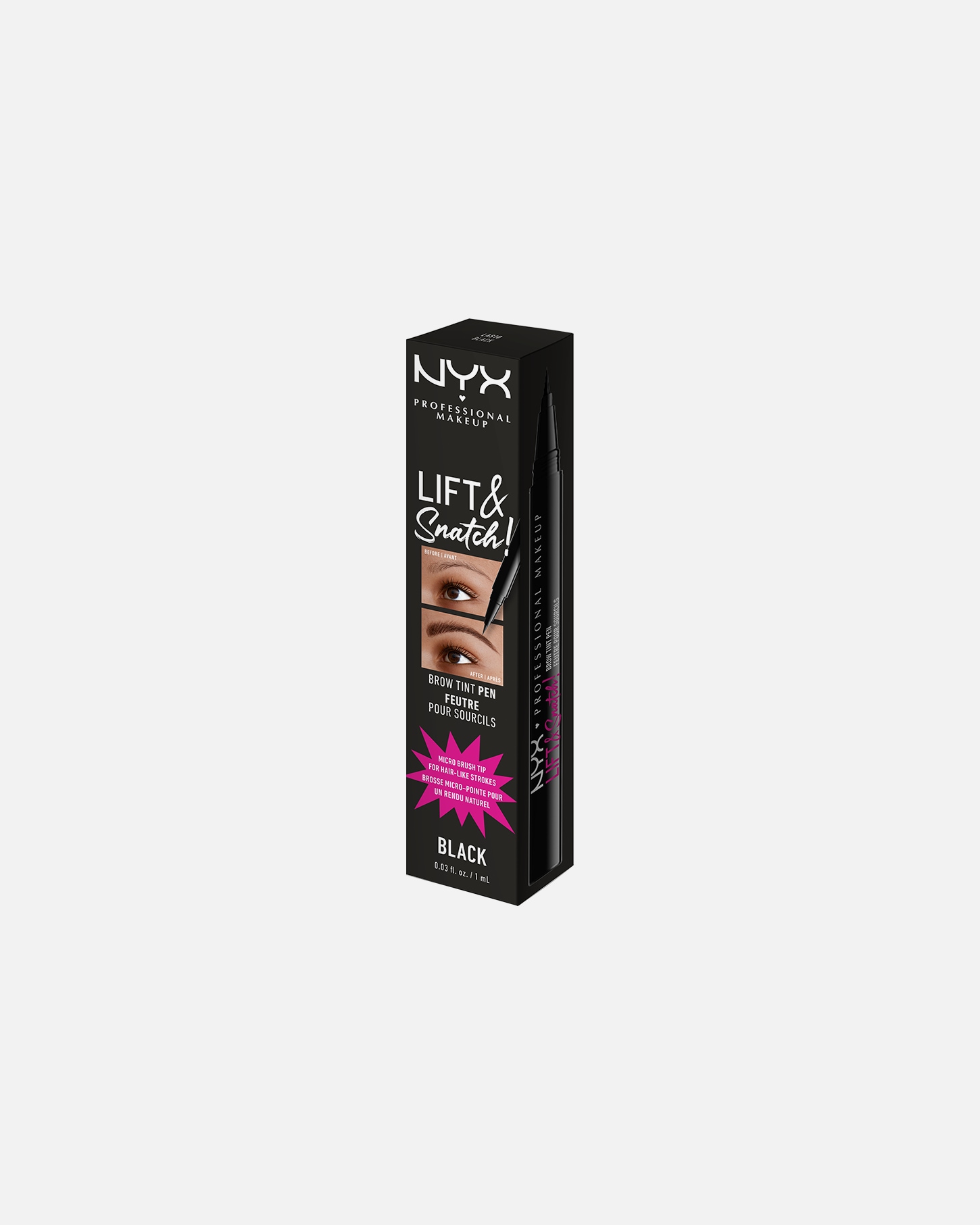 Kredka do brwi dla Unisex NYX Professional Makeup Lift N' Snatch 10 - BLACK