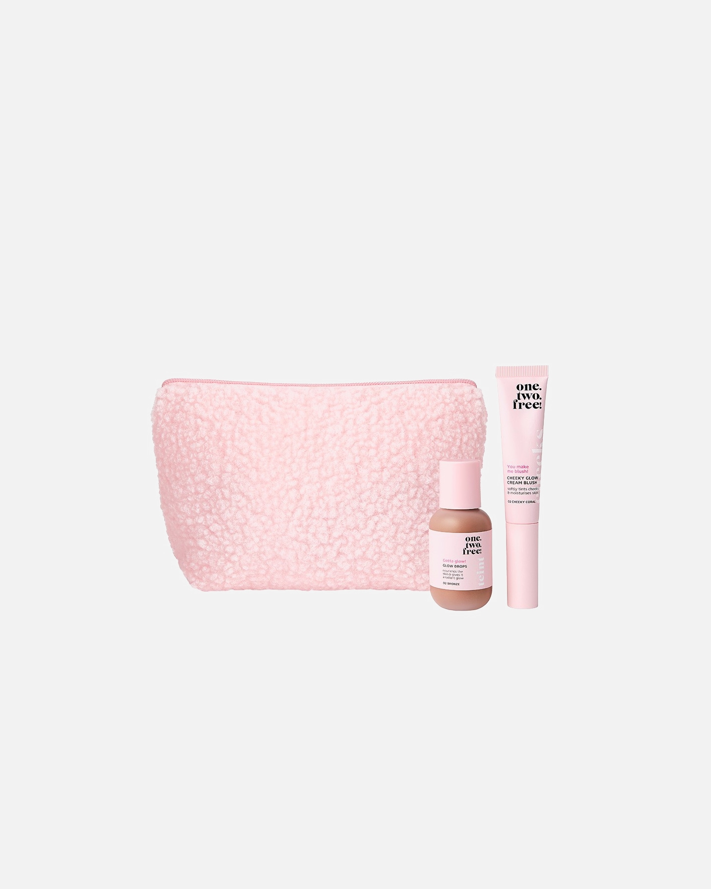Zestaw do pielęgnacji twarzy dla Unisex one.two.free! Glow Kit 1 szt.