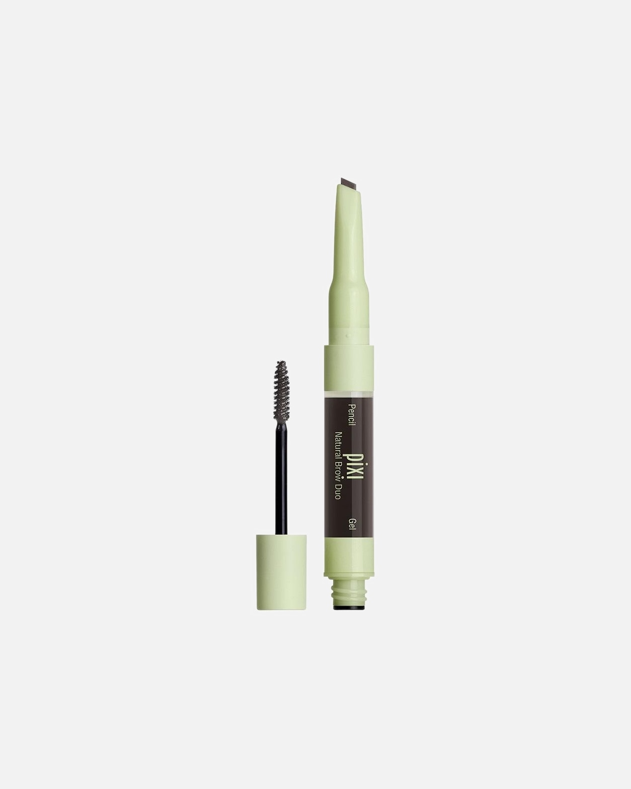 Kredka do brwi dla Unisex Pixi Natural Brow Duo SOFT BL - SOFT BLACK