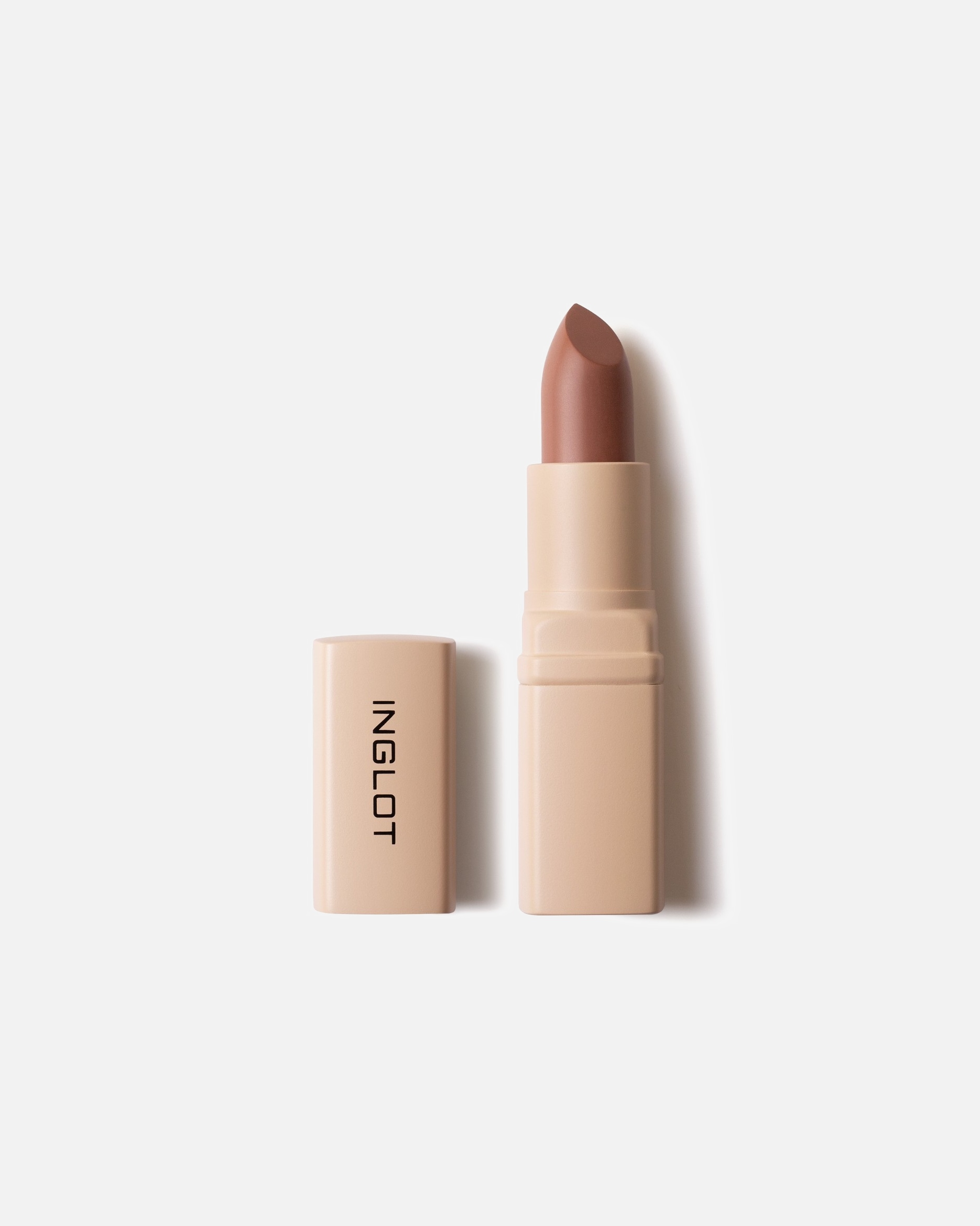 Pomadka do ust w sztyfcie dla Unisex Inglot Lipstick 502 - WARM CARAMEL