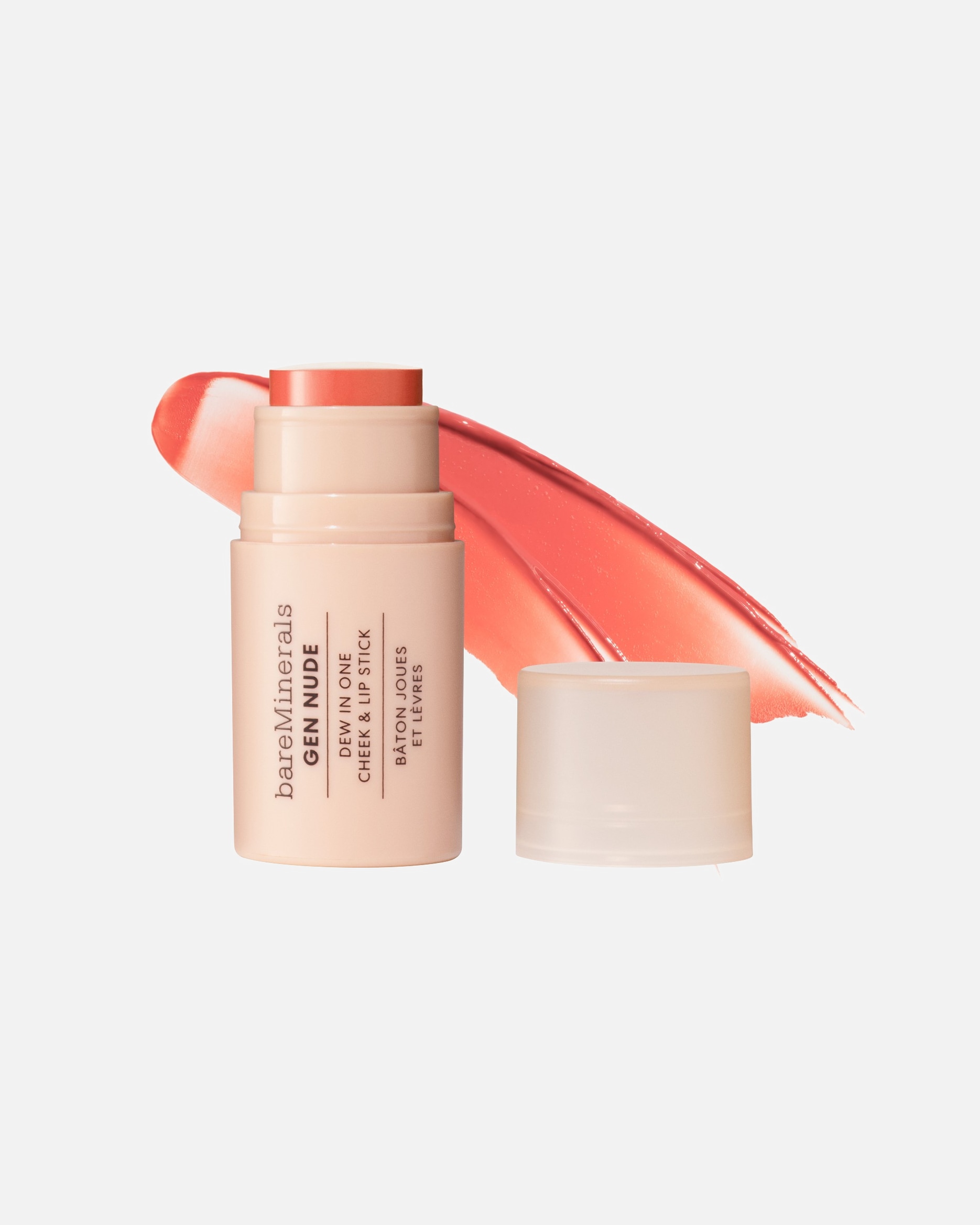 Pomadka do ust dla Unisex bareMinerals Gen Nude Lip & Cheek Balm CORAL RED