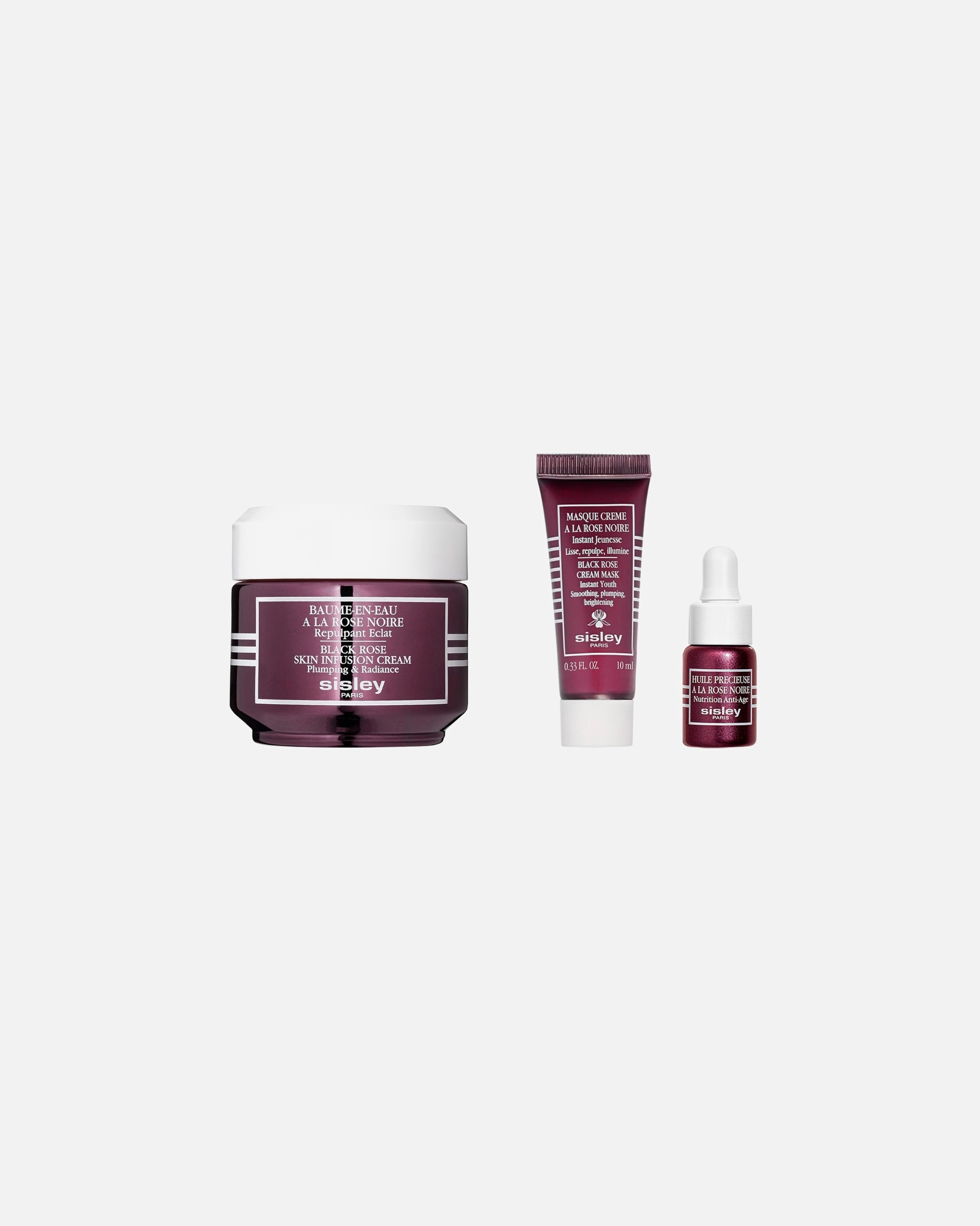 Zestaw do pielęgnacji twarzy dla Unisex Sisley Black Rose Skin Infusion Cream Discovery Program 1 szt.