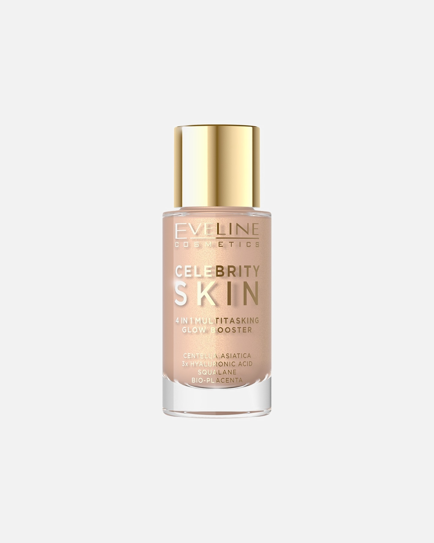 Primer dla Unisex Eveline Cosmetics Celebrity skin Wielofunkcyjna baza do twarzy Glow Booster 02N - UNIVERSAL TAN