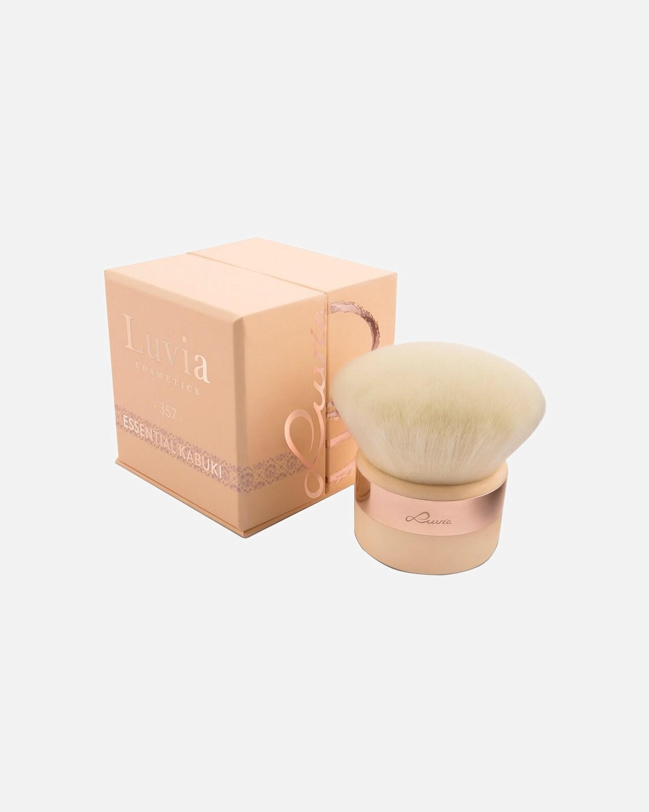 Pędzel do pudru dla Unisex Luvia Essential Kabuki - Rose Gold 1 szt.