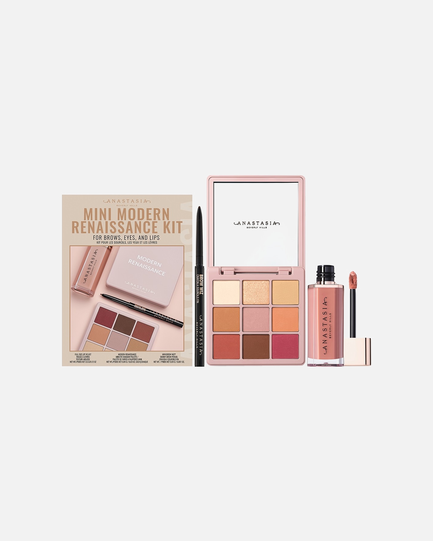 Cień do powiek dla Unisex Anastasia Beverly Hills Mini Modern Renaissance Kit - Ebony 1 szt.