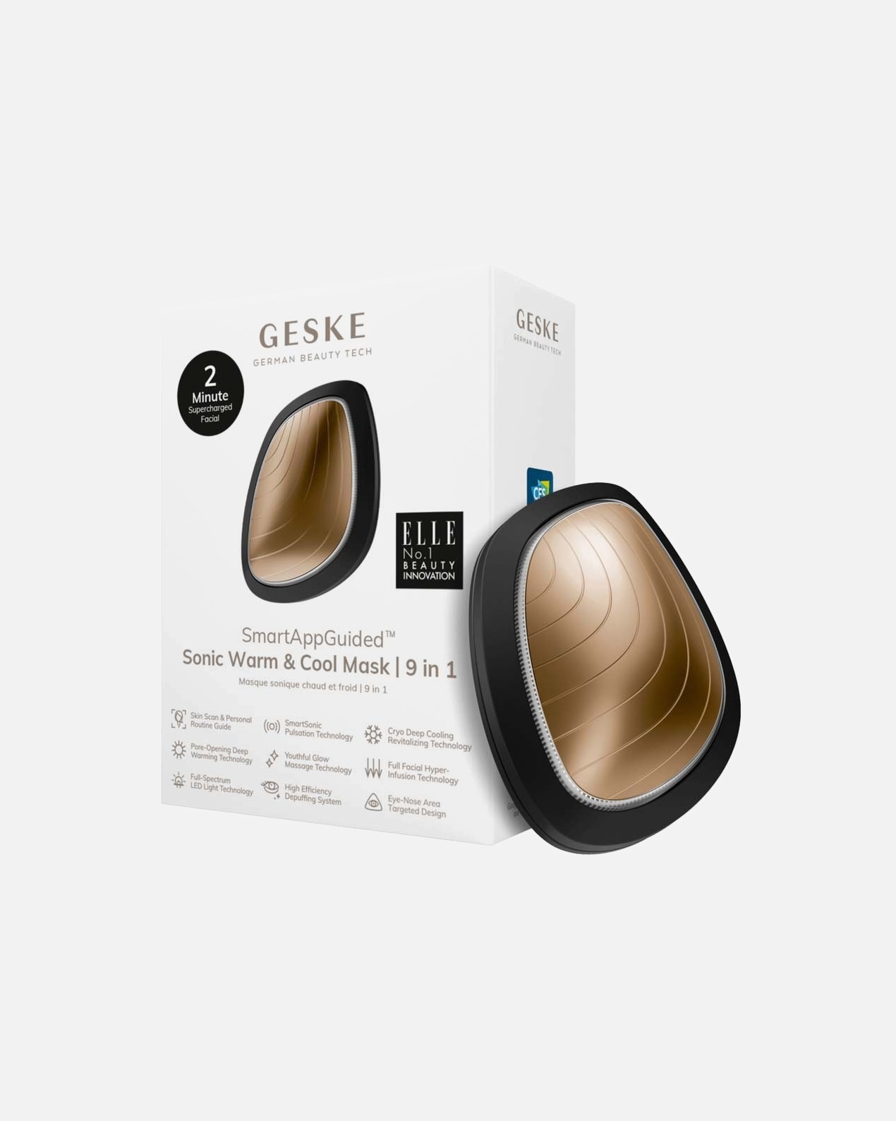 Elektryczne urządzenie do masażu twarzy dla Unisex Geske 1 szt.