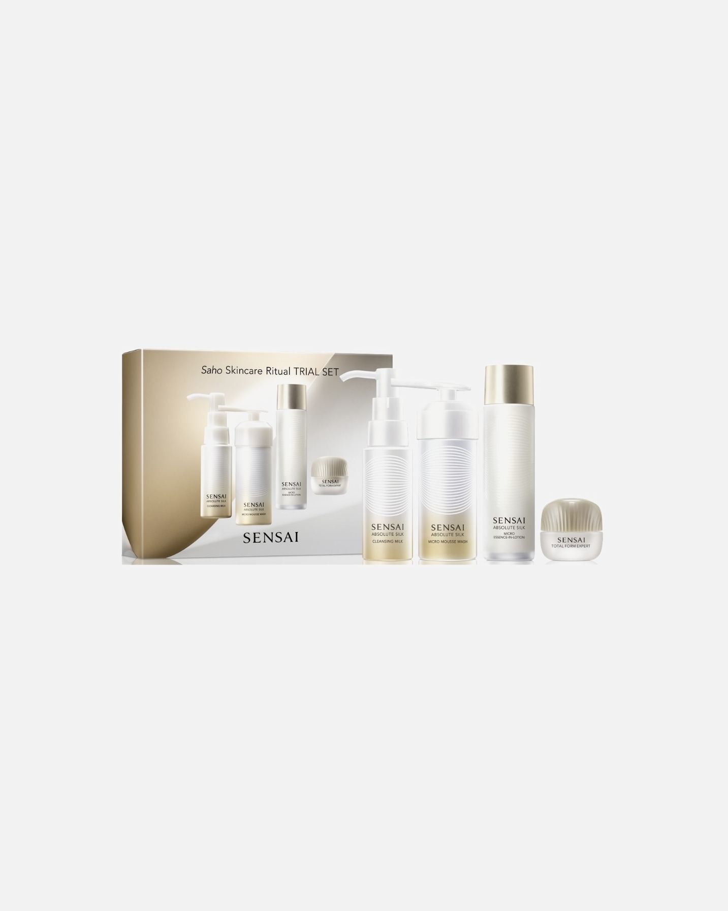 Zestaw do pielęgnacji twarzy dla Unisex SENSAI Absolute Silk Saho Skincare Ritual Gift Set 1 szt.