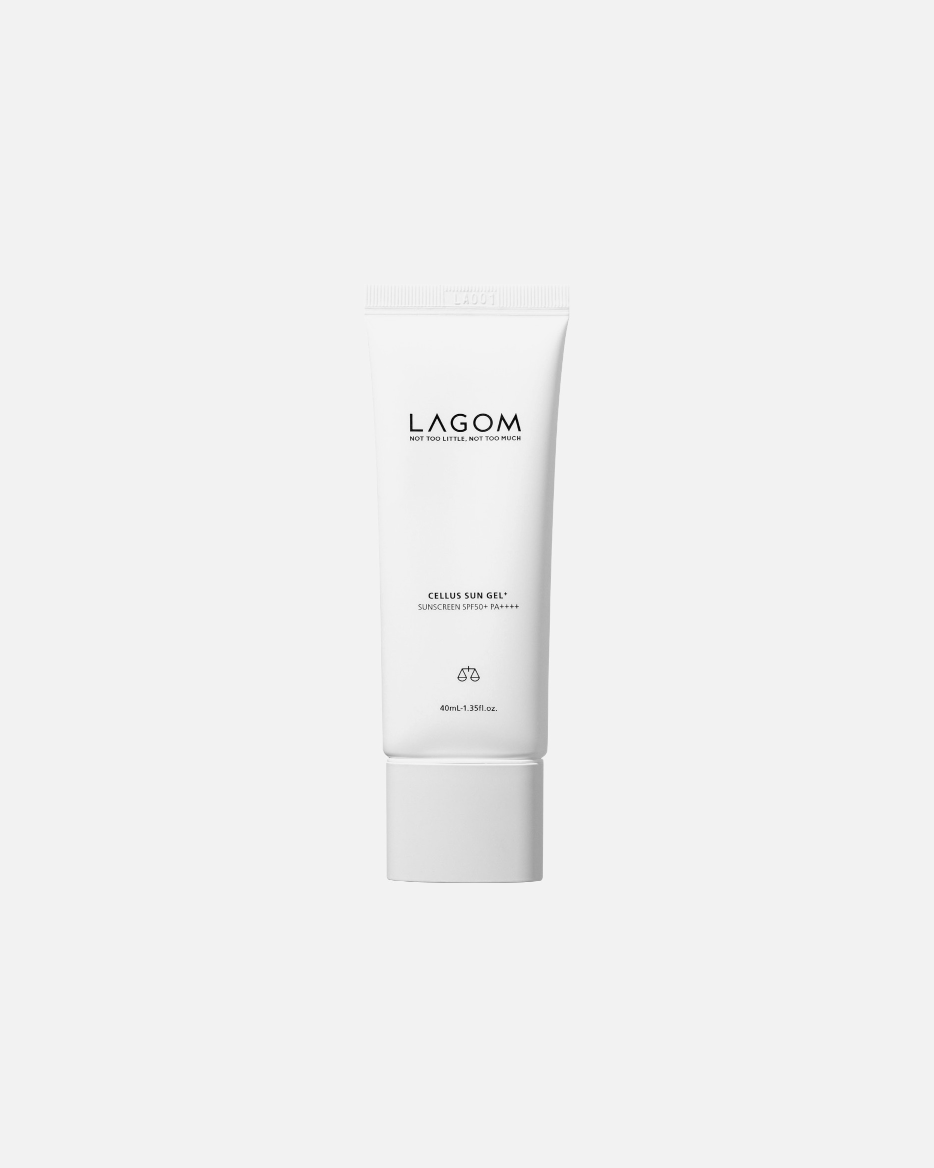 Krem przeciwsłoneczny do twarzy dla Unisex LAGOM Default Brand Line CELLUS SUN GEL+ SPF50+, PA++++ Nawilżający żel przeciwsłoneczny 40 ml