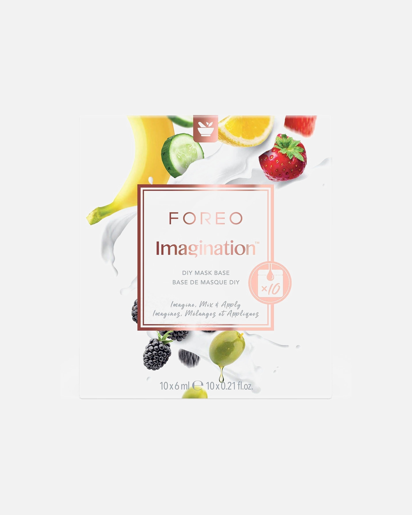 Maska nawilżająca dla Unisex FOREO Skincare Imagination™ DIY Mask Base Sachets 60 ml