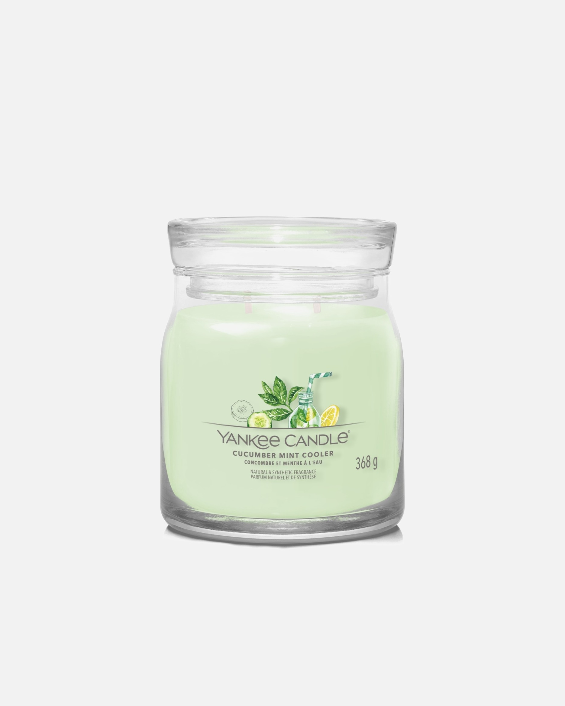 Świeca dla Unisex YANKEE CANDLE Cucumber Mint Cooler 368 g - Signature