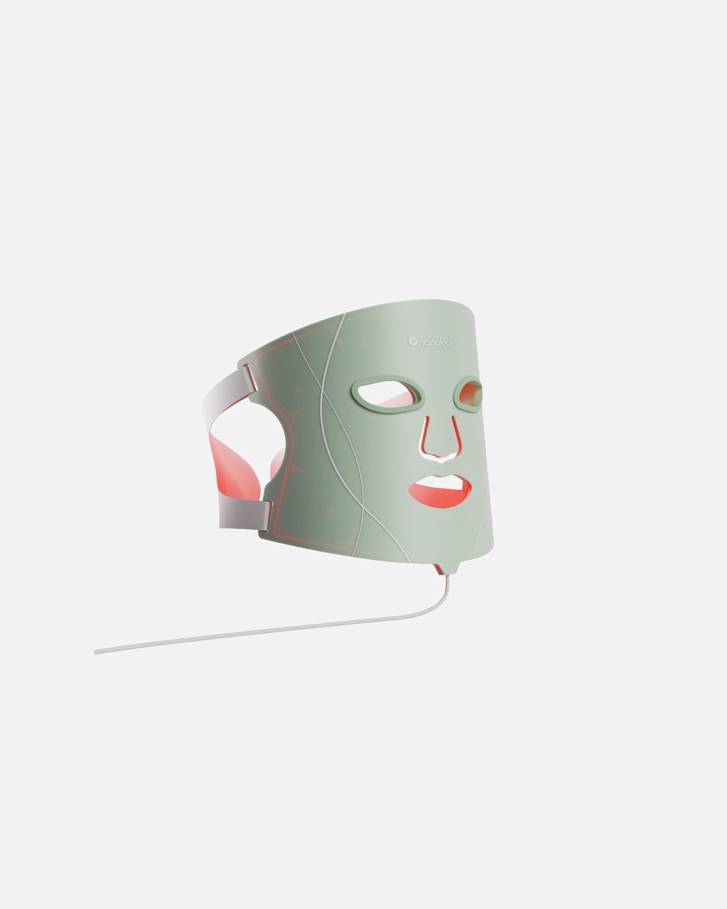 Maska LED dla Unisex NANOLEAF Default Brand Line Wellness LED Therapy Mask - maska do terapii światłem LED 1 szt.