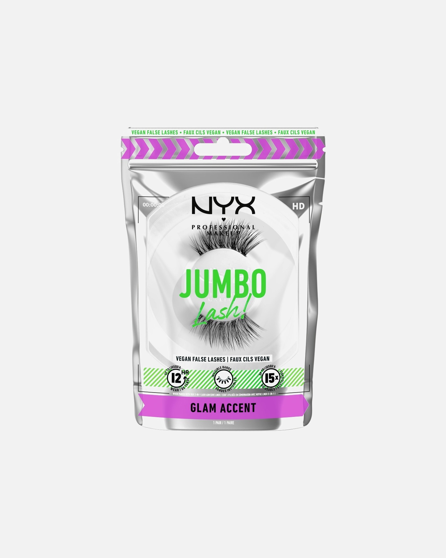 Zalotka dla Kobieta NYX Professional Makeup NYX Professional Makeup Jumbo Lash sztuczne rzęsy Glam Accent 1 szt.