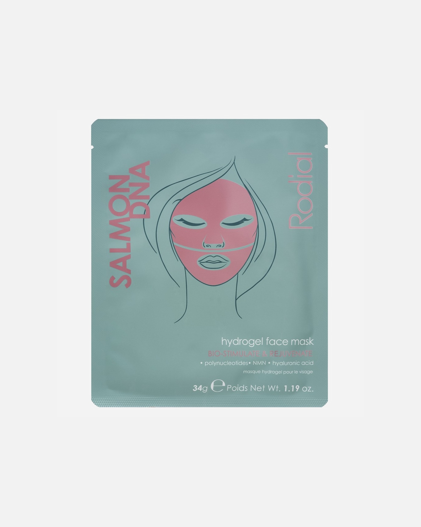 Maska w płachcie dla Unisex Rodial Salmon DNA Hydrogel Face Mask 1 szt.