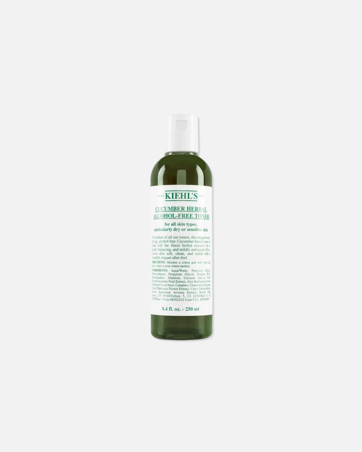 Tonik dla Unisex Kiehl`s Cucumber Herbal Alcohol-Free Toner 250 ml