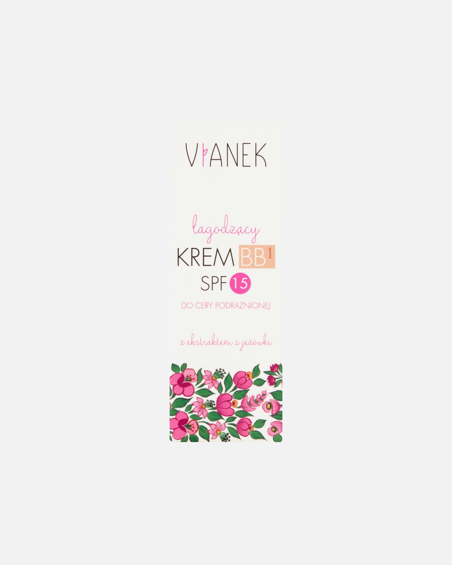 Krem BB dla Unisex Vianek Łagodzący krem BB SPF 15 Jasny