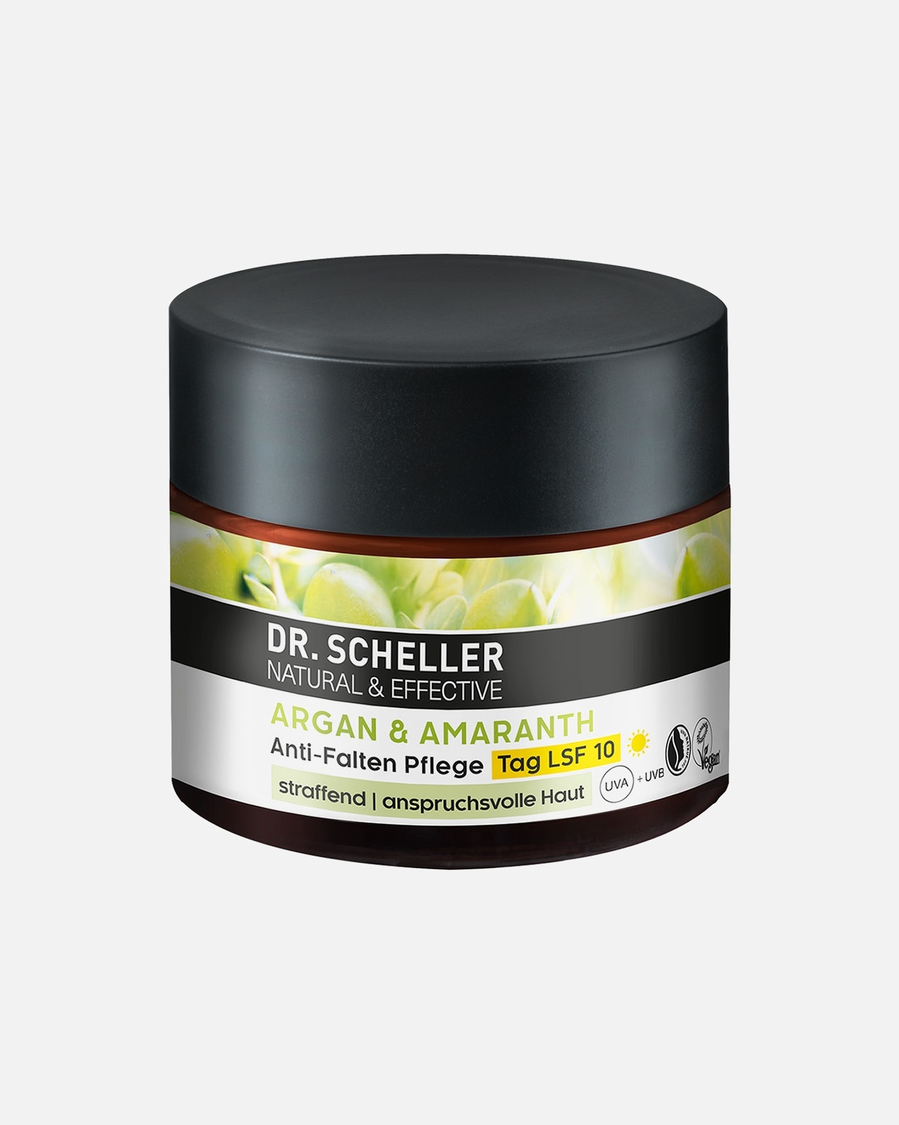 Krem na dzień dla Unisex Dr. Scheller Olejek arganowy i amarantus Przeciwzmarszczkowa pielÄ™gnacja na dzieÅ„ SPF 10 50 ml