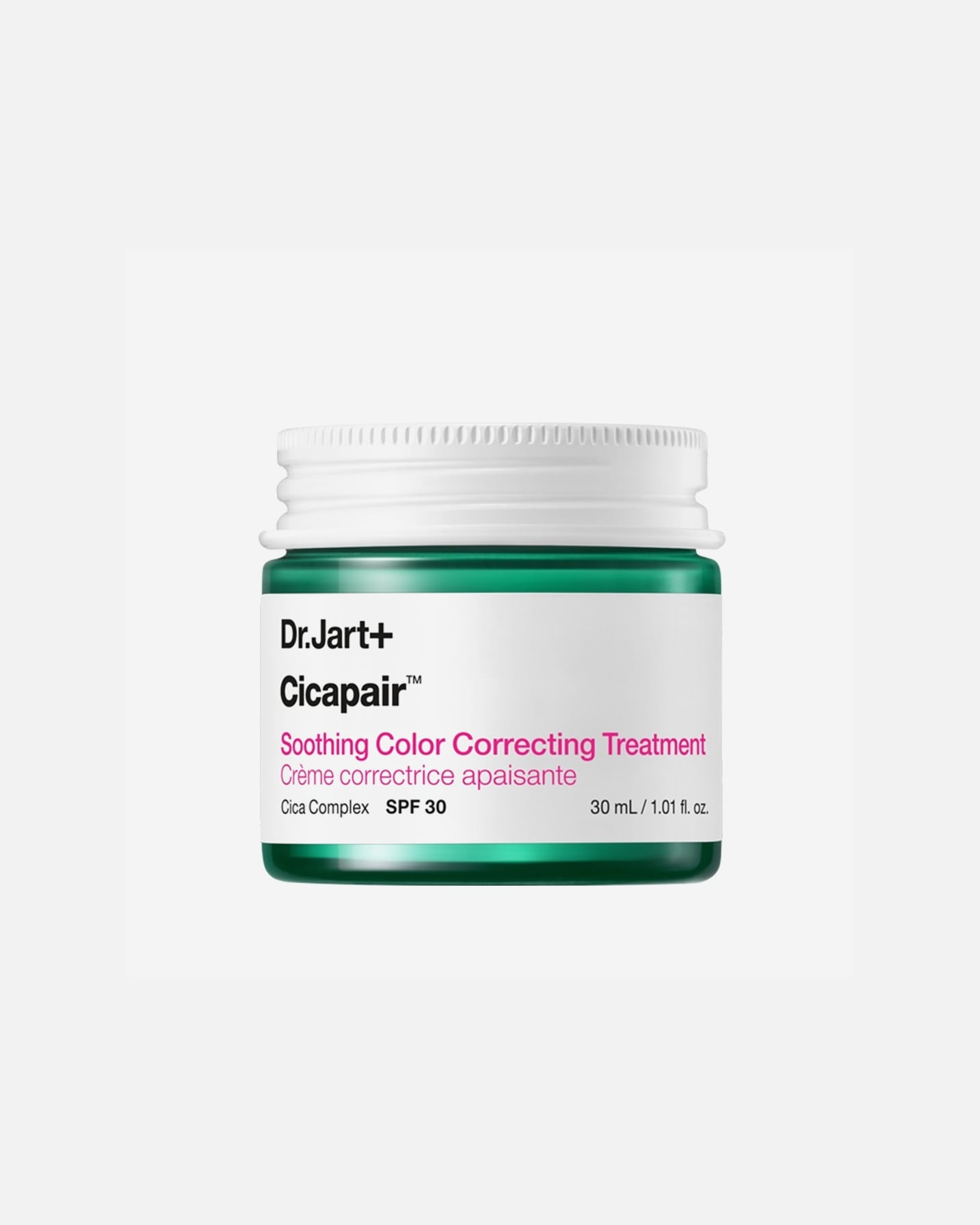 Kuracja do twarzy dla Unisex Dr. Jart+ Cicapair Soothing Color Correcting Treatment SPF 30 30 ml
