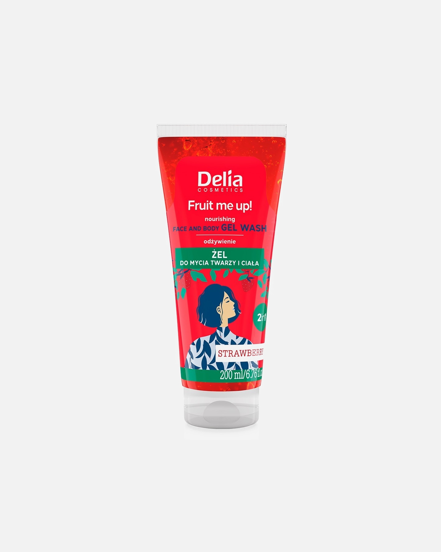 Żel pod prysznic dla Unisex Delia Cosmetics ŻEL TRUSKAWKA 200 ML 200 ml