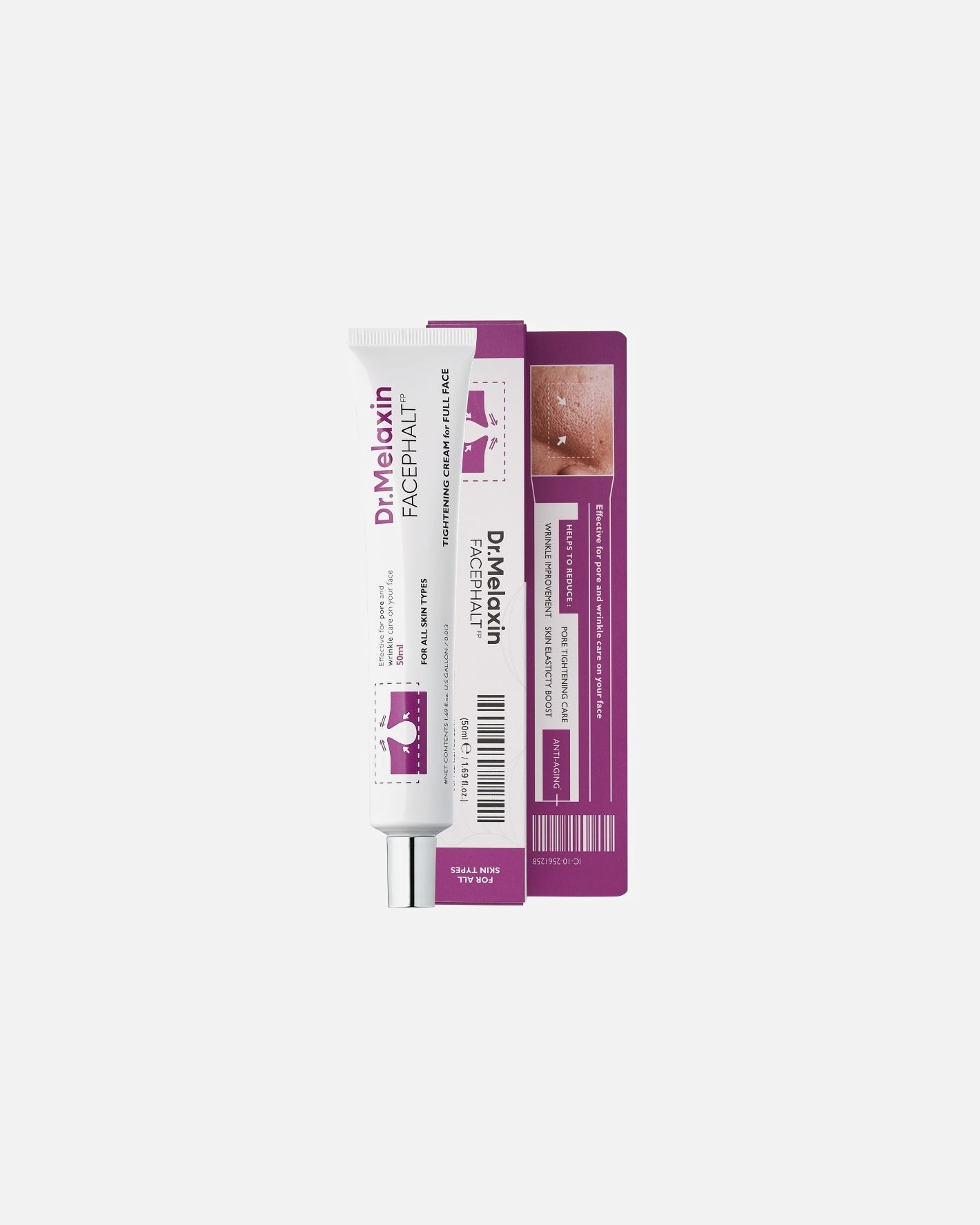 Krem do twarzy dla Unisex DR. MELAXIN Default Brand Line FACEPHALT TIGHTENING CREAM - Napinający, przeciwzmarszczkowy 50 ml