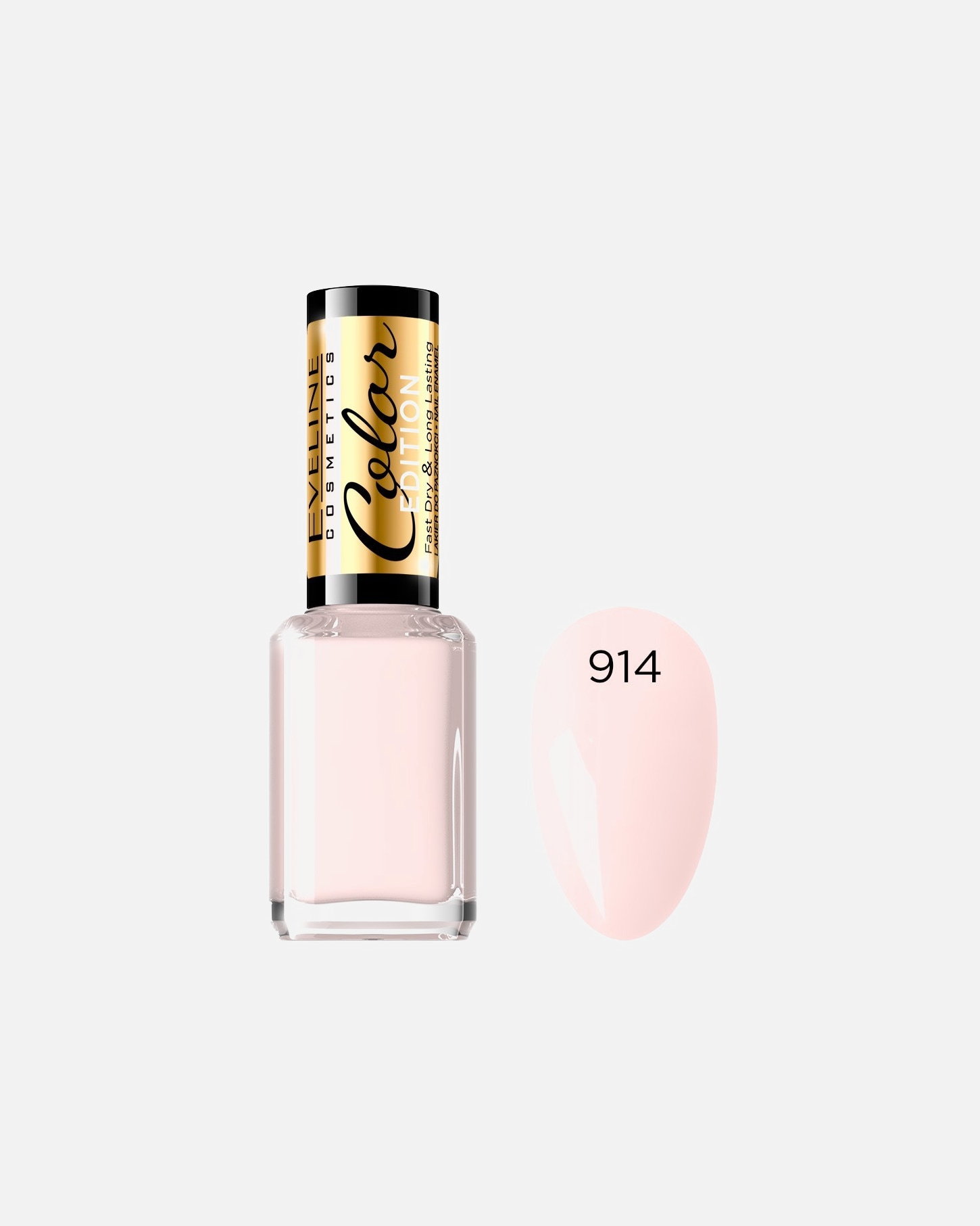 Lakier do paznokci dla Unisex Eveline Cosmetics Colour Instant Lakier do paznokci 914