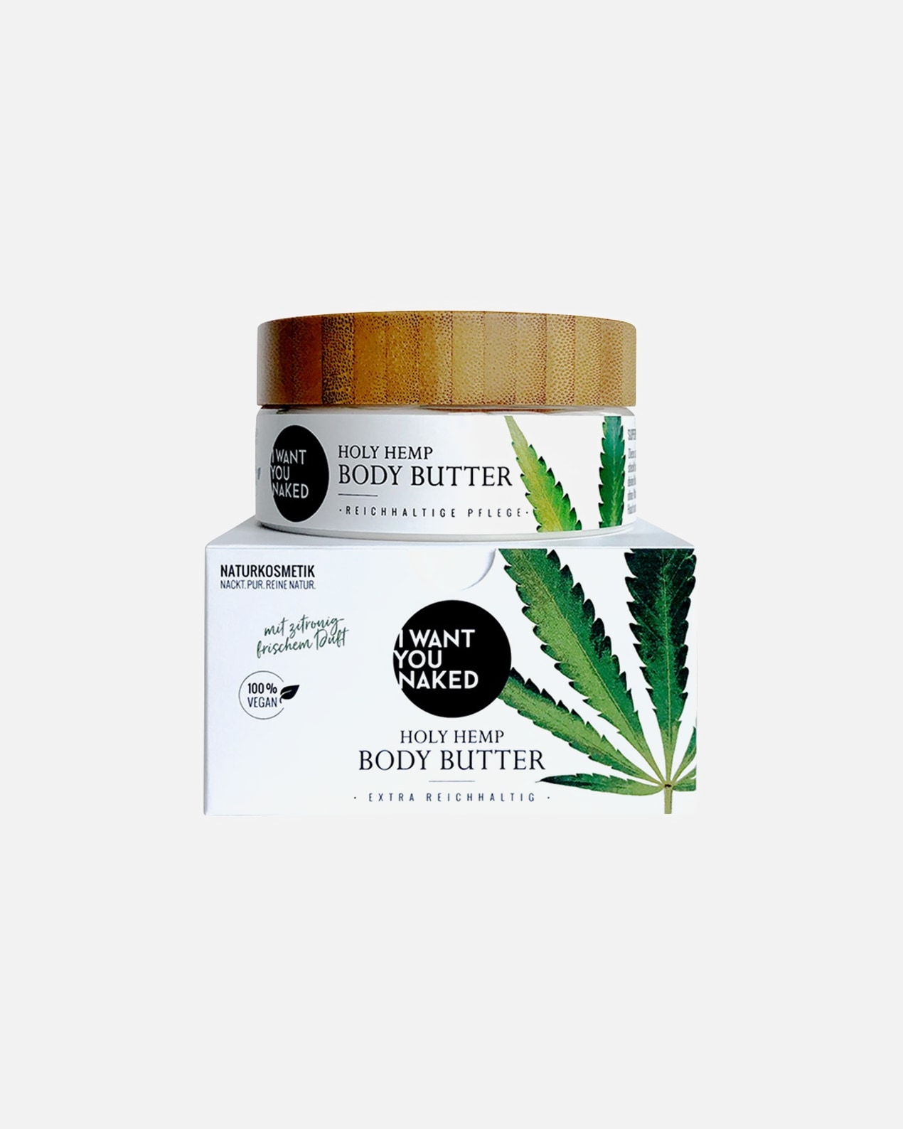 Masło do ciała dla Unisex I WANT YOU NAKED Holy Hemp Holy Hemp Body Butter 200 ml