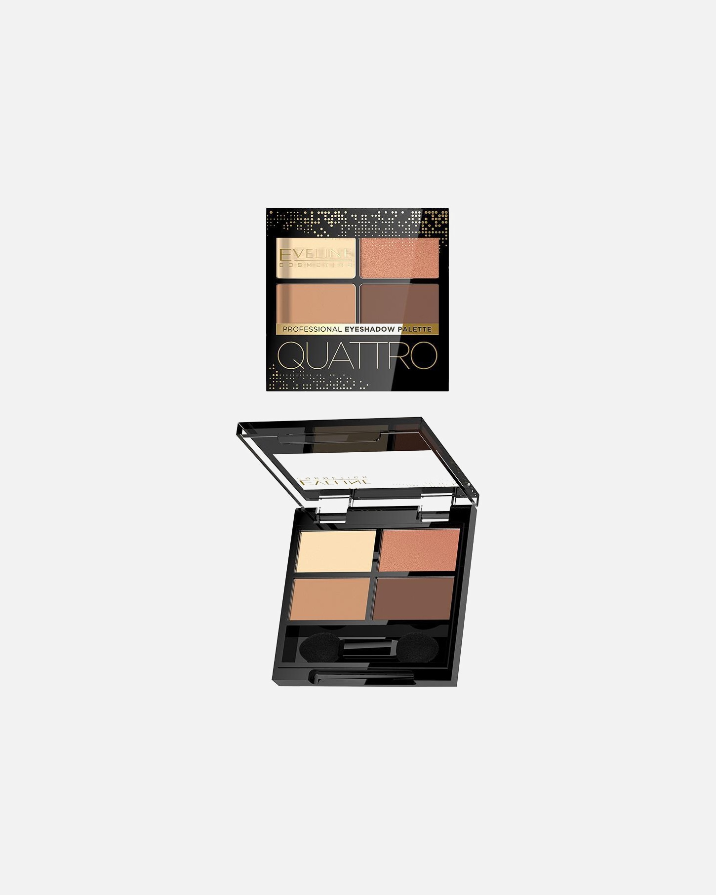 Cień do powiek dla Unisex Eveline Cosmetics Quattro 1 - MULTICOLORED