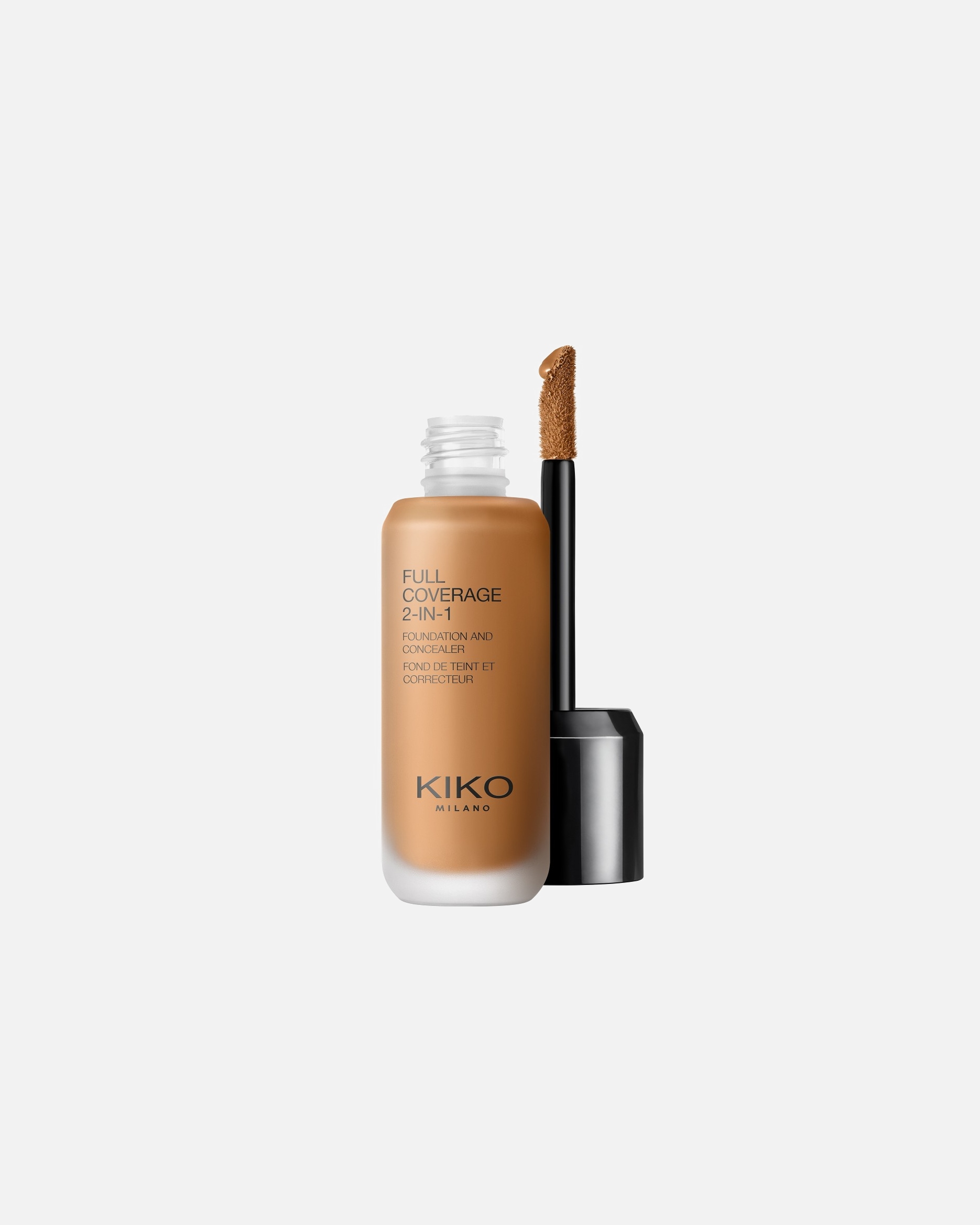 Podkład dla Unisex KIKO Milano Default Brand Line Full Coverage 2 In 1 Foundation & Concealer O105 - OLIVE