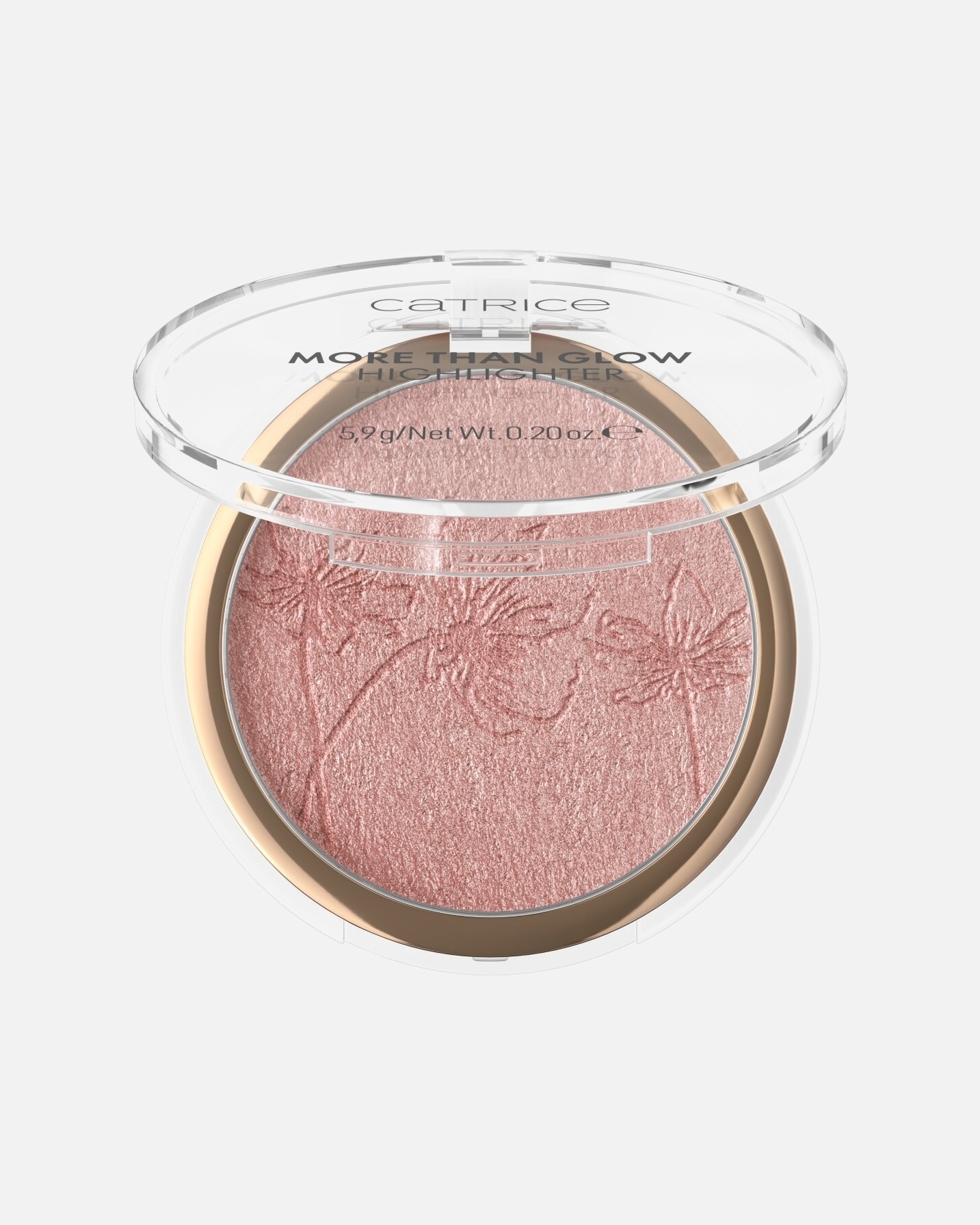 Rozświetlacz dla Unisex Catrice Preview Assortimento 2021 More Than Glow Highlighter 040 - ABSOLUTE BLUSHIN' BRIGHT