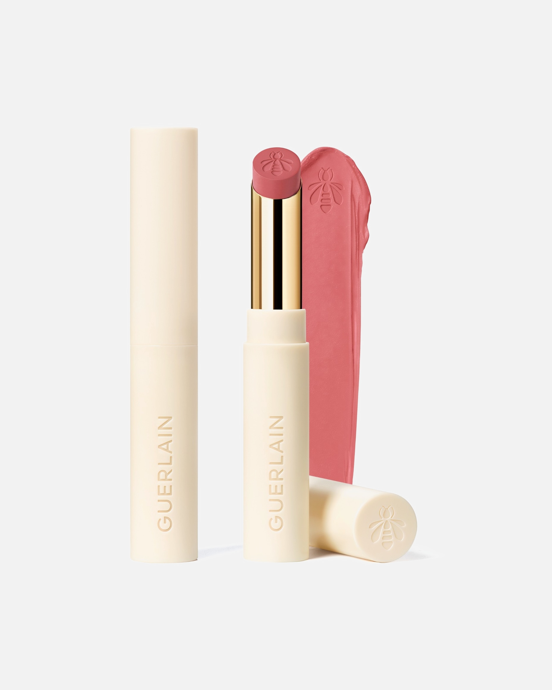 Pomadka do ust w sztyfcie dla Unisex Guerlain KissKiss Honey-Infused Intense Lipstick – Refill 335 LIGHT ROSE - Refill