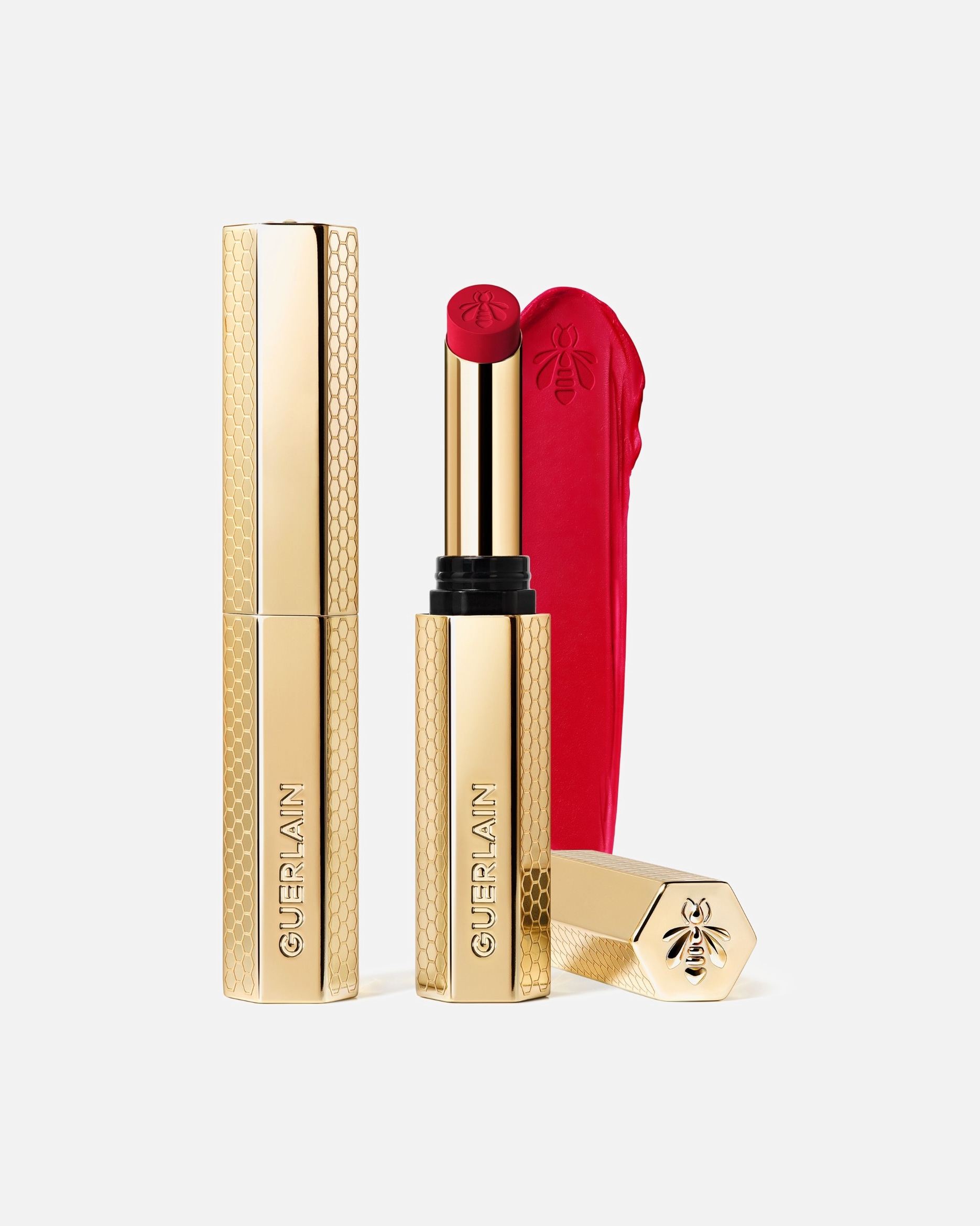 Pomadka do ust w sztyfcie dla Unisex Guerlain KissKiss Intensywna pomadka z dodatkiem miodu 515 PRIMROSE BLISS