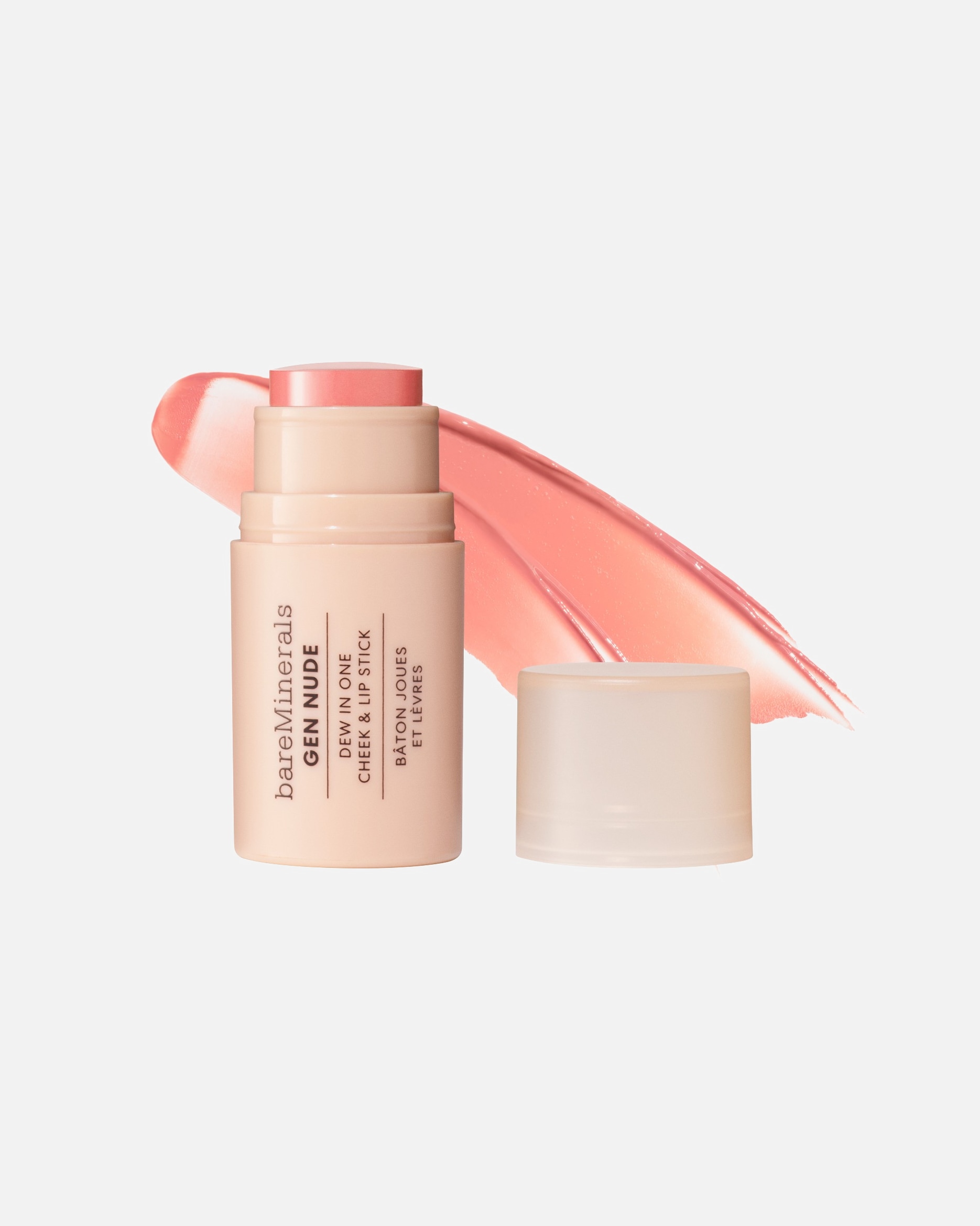 Pomadka do ust dla Unisex bareMinerals Gen Nude Lip & Cheek Balm TRUE PINK (CALL MY BLUSH)