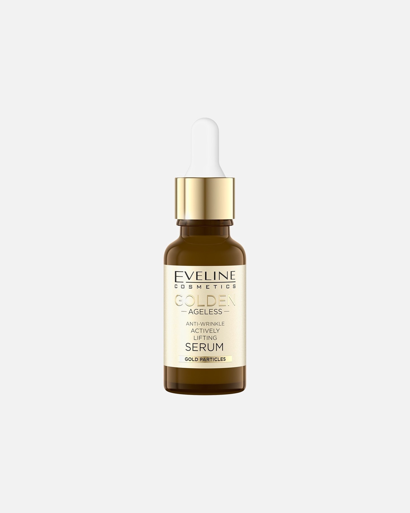 Serum anti-aging dla Unisex Eveline Cosmetics Golden Ageless Przeciwzmarszczkowe serum aktywnie liftingujące 18 ml
