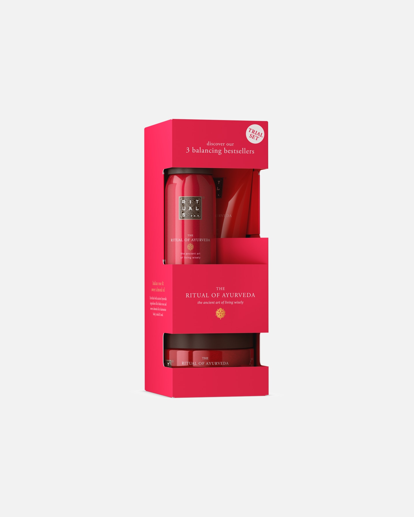 Zestaw do pielęgnacji ciała dla Kobieta Rituals The Ritual of Ayurveda Trial Set Ayurveda - Mały zestaw podarunkowy 1 szt.