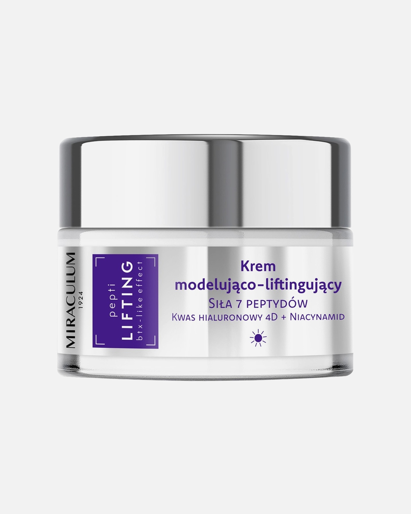 Krem do twarzy dla Unisex Miraculum PEPTI LIFTING KREM MODELUJĄCO-LIFTINGUJĄCY NA DZIEŃ 50 ml
