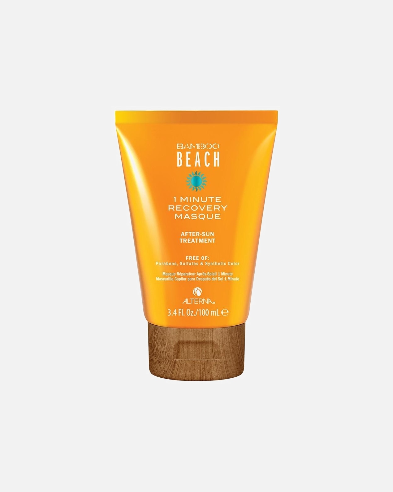 Maska nawilżająca dla Unisex Alterna Bamboo Beach 1 Minute Recovery Masque After-Sun Treatment 100 ml