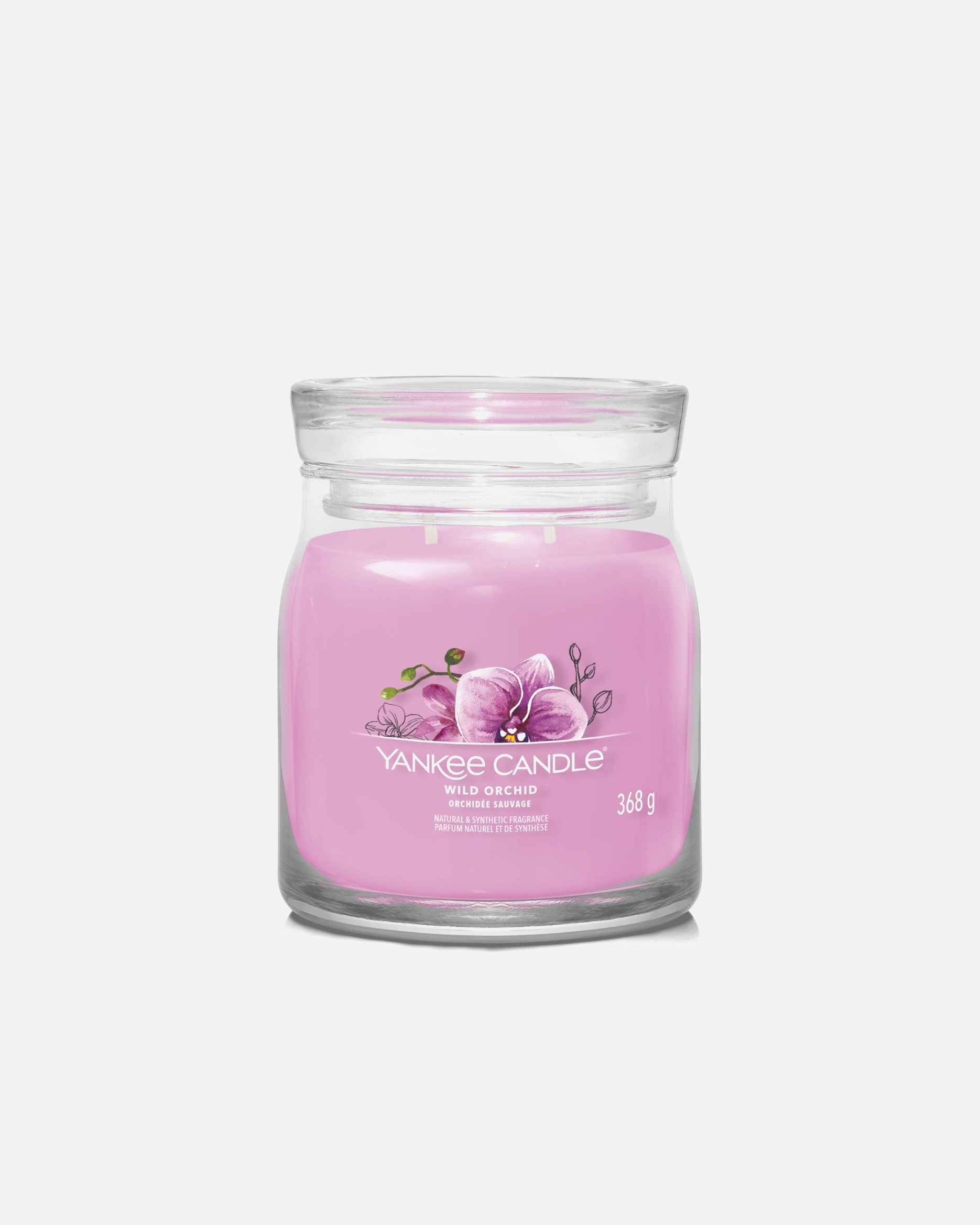 Świeca dla Unisex YANKEE CANDLE Tumbler z 1 knotem WILD ORCHID 368 g - Signature