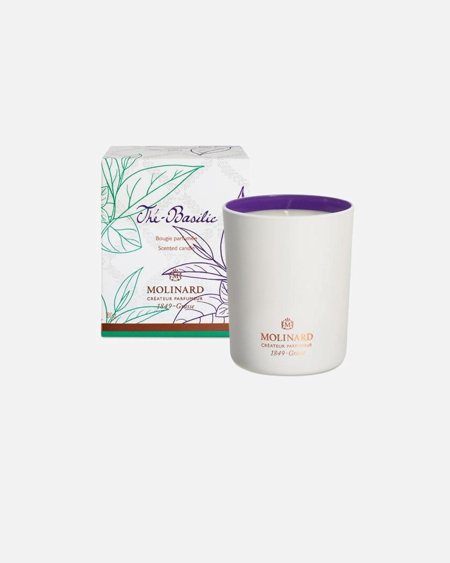 Świeca dla Unisex Molinard The Basilic Candle 1 szt.