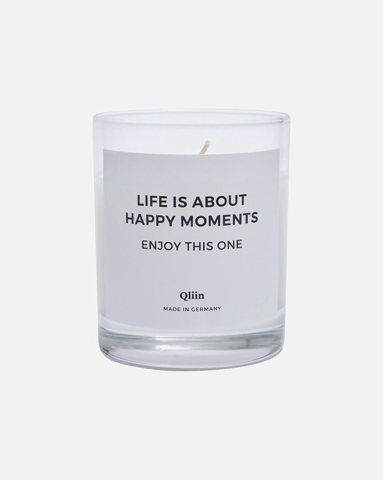 Świeca dla Unisex Qliin Świeca HAPPY MOMENTS 160 g