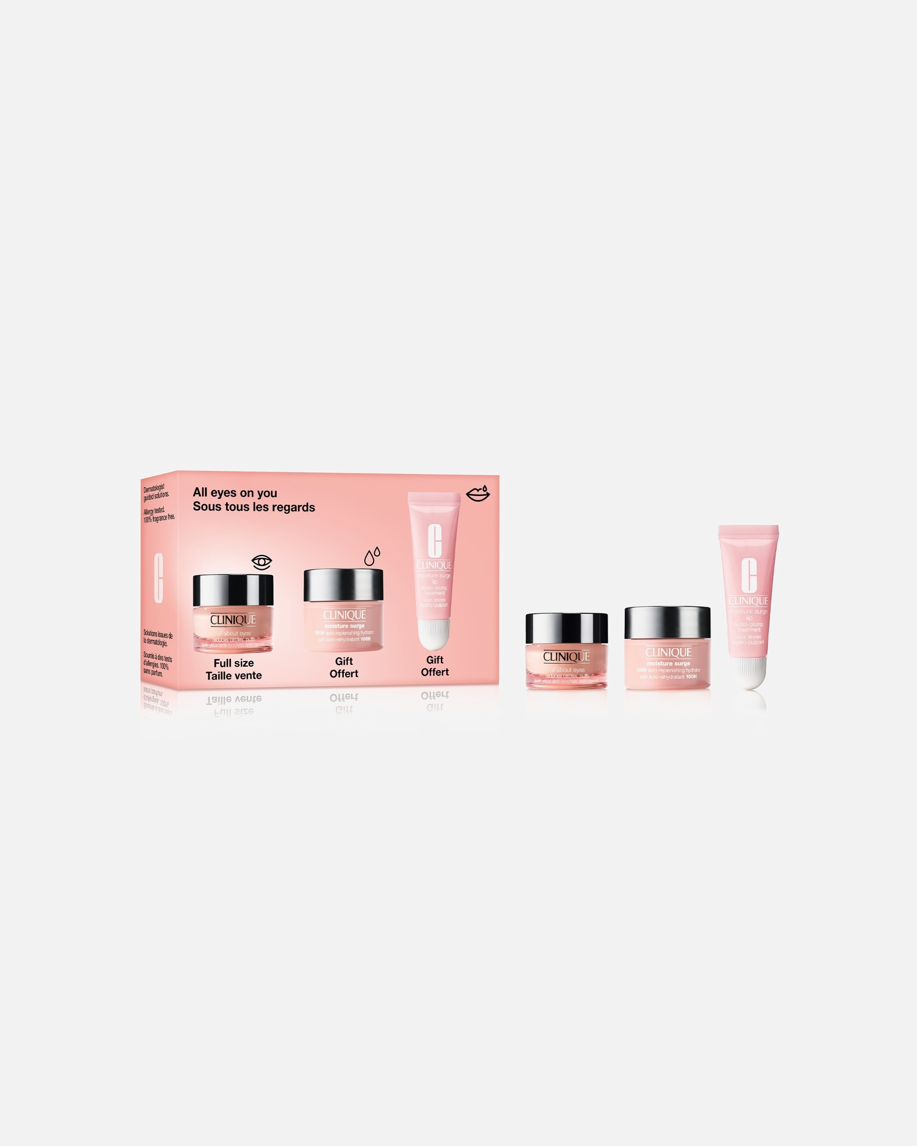 Zestaw do pielęgnacji oczu dla Unisex Clinique Moisture Surge All Eyes On You 1 szt.