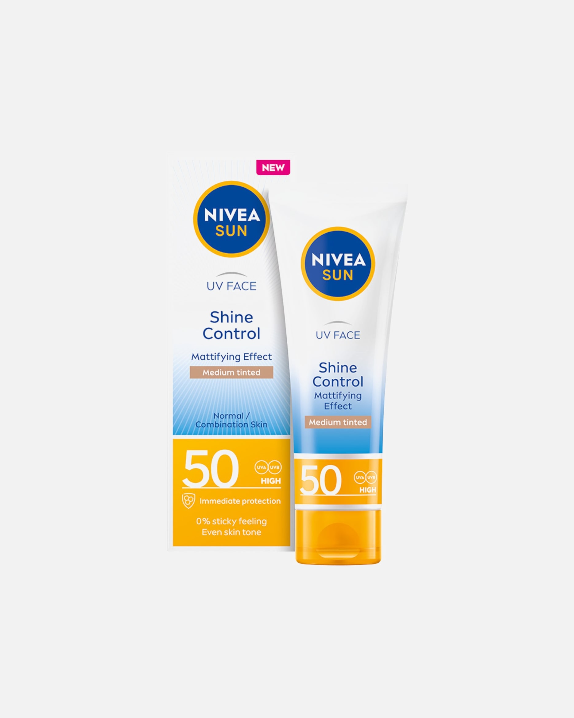 dla Unisex NIVEA SUN Nawilżający krem do twarzy BB z bardzo wysoką ochroną SPF + 50 ml