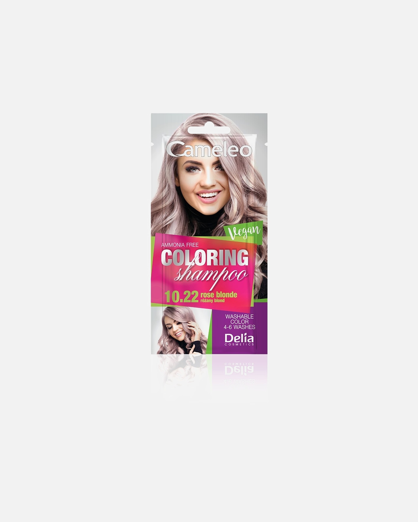 Farba do włosów dla Unisex Delia Cameleo Szampon kolor 10.22. - ROSE BLOND