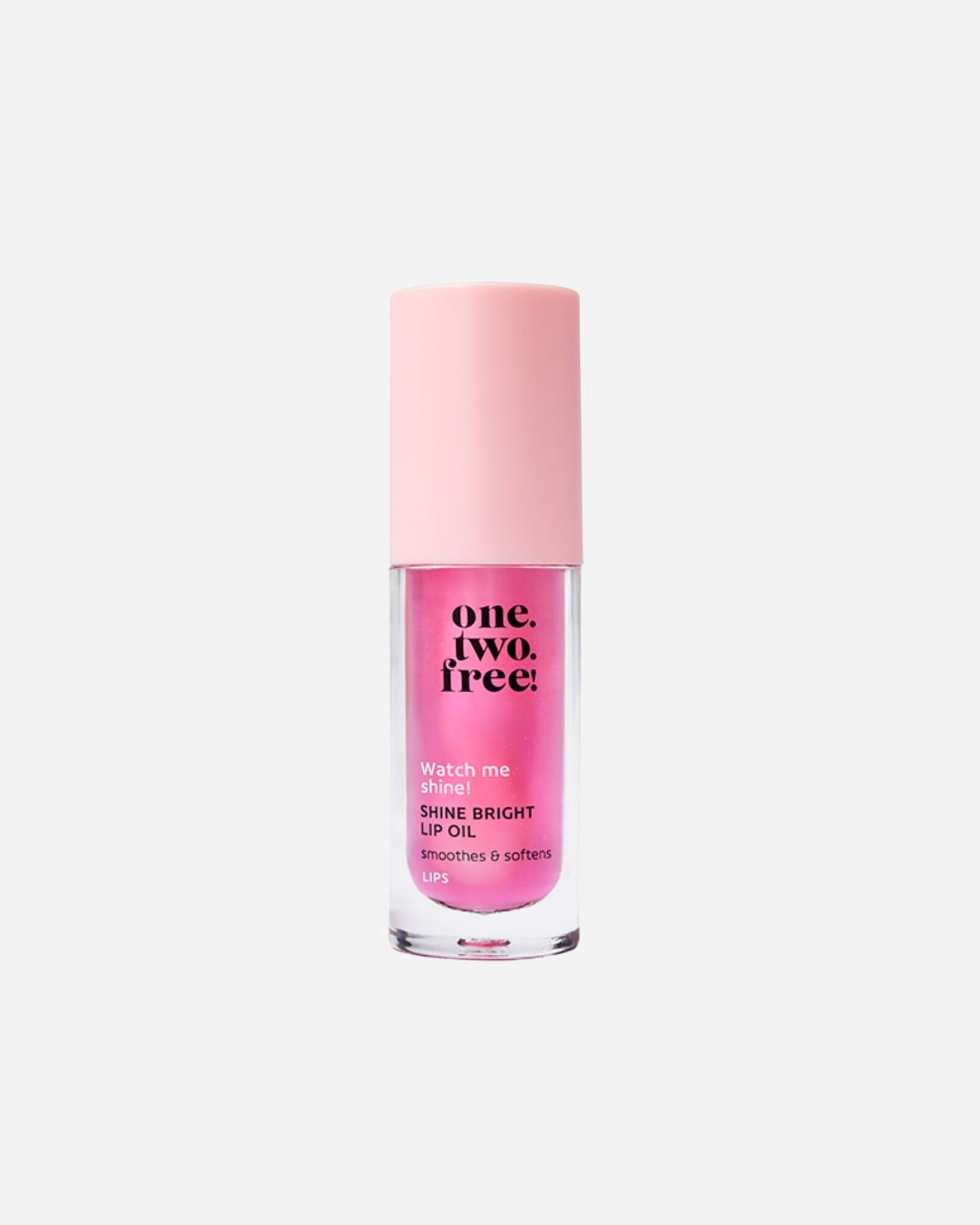 Olejek do ust dla Unisex one.two.free! Krok 3. Pielęgnacja Shine Bright Lip Oil 03 - ICONIC PINK