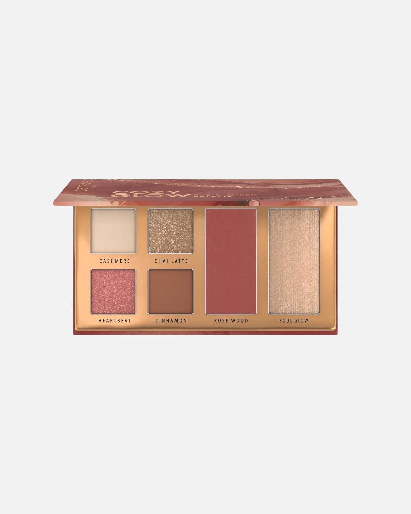 Cień do powiek dla Unisex Catrice Cozy Glow Eye & Cheek Palette 10 g