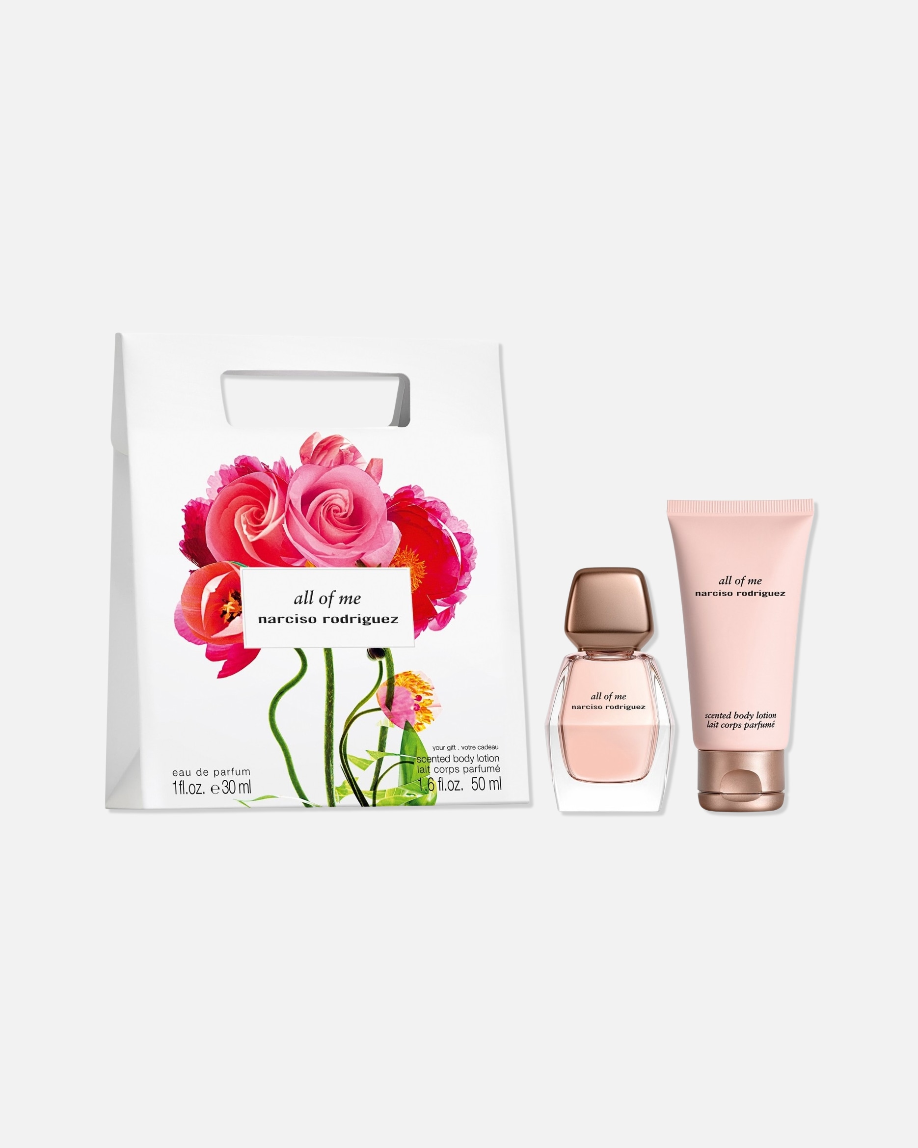 Zestaw zapachowy dla Kobieta Narciso Rodriguez All of Me Zestaw toreb na zakupy