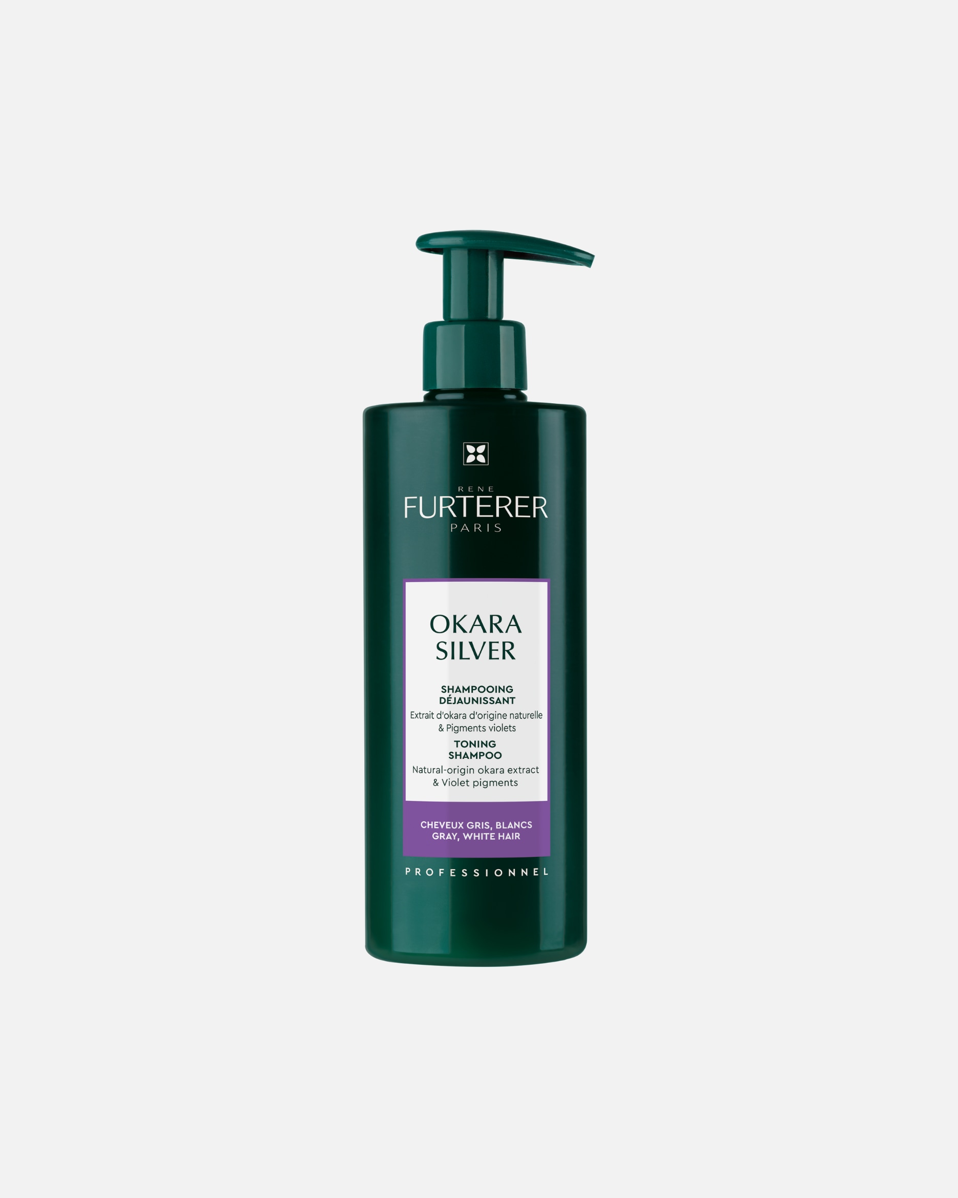 Szampon do włosów dla Unisex René Furterer Okara SREBRNY POLARNY POŁYSK 500 ml