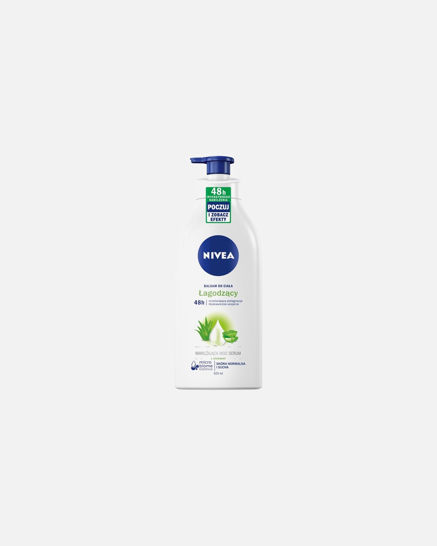 Balsam do ciała dla Unisex NIVEA Łagodzący balsam do ciała z aloesem z pompką 625 ml