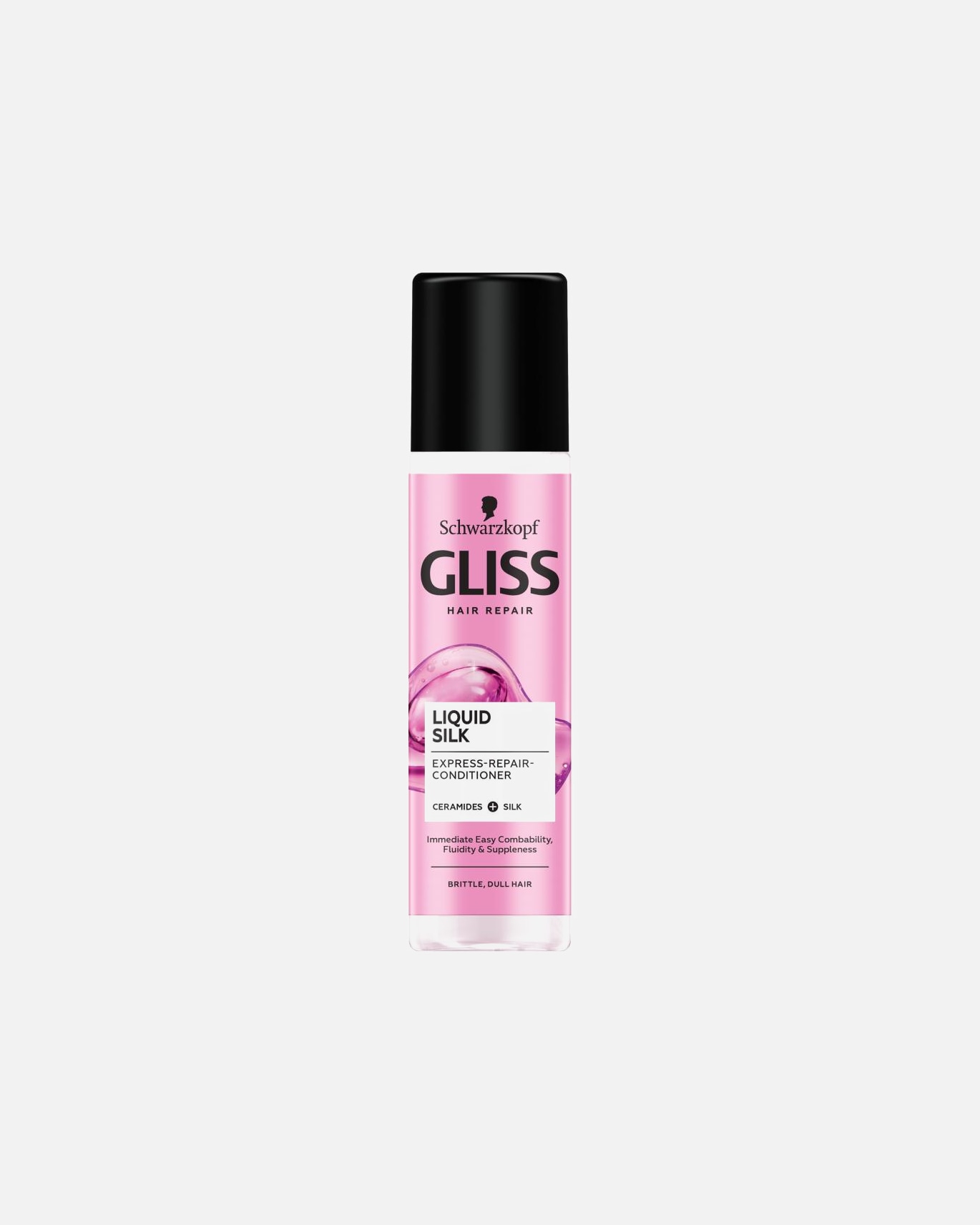 Odżywki bez spłukiwania dla Unisex GLISS KUR Shine Liquid Silk odżywka ekspresowa do włosów matowych 200 ml